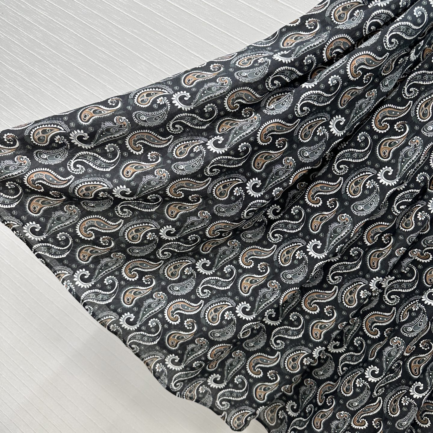 独家首发！原单品质，⛱️zm南法度假风穿搭，波嬉风 法式优雅气质佩里斯印花长半裙❤️定制进口亚麻面料质感