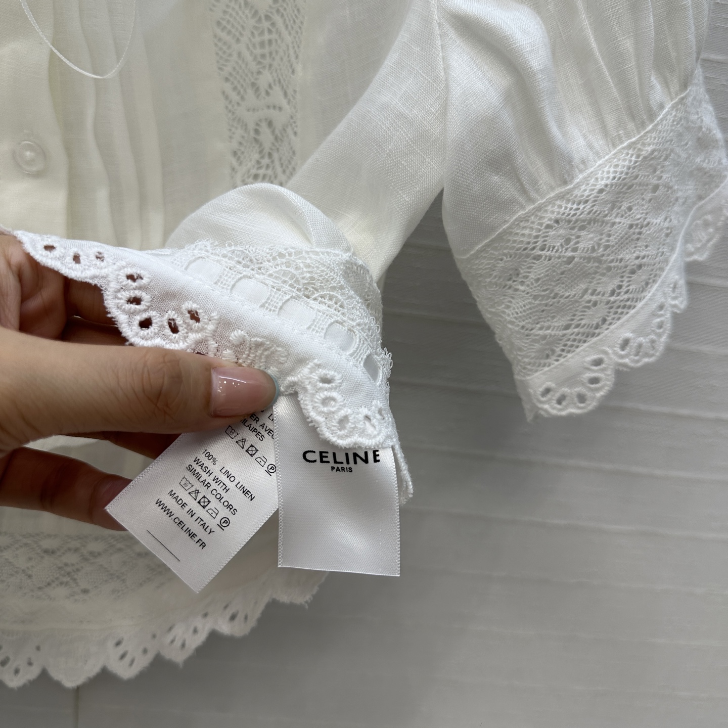 Stylish One-Size-Fits-All Dress with Nanfa Vacation Embroidery and Lace Detail - 图片 7