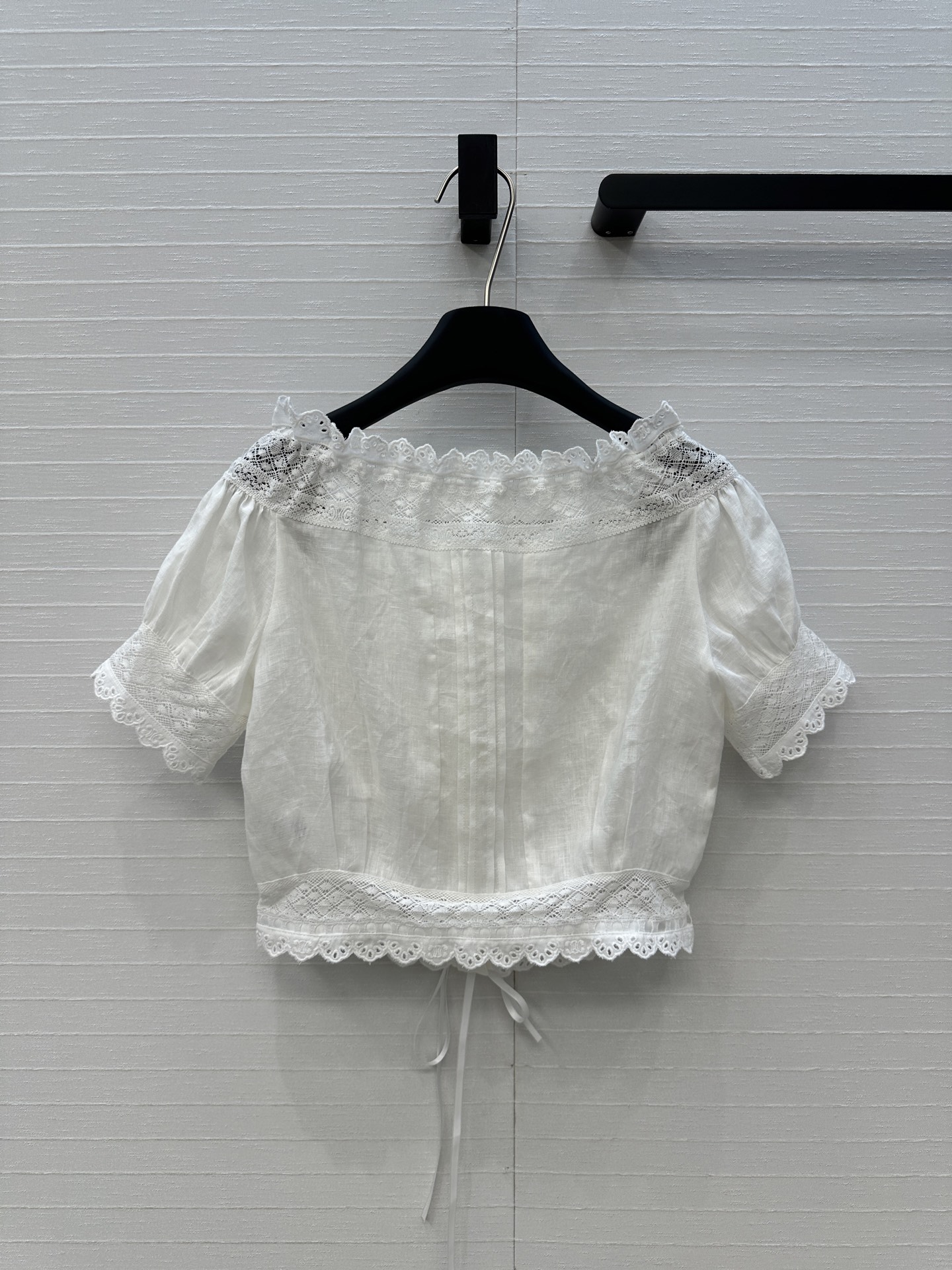 Stylish One-Size-Fits-All Dress with Nanfa Vacation Embroidery and Lace Detail - 图片 8