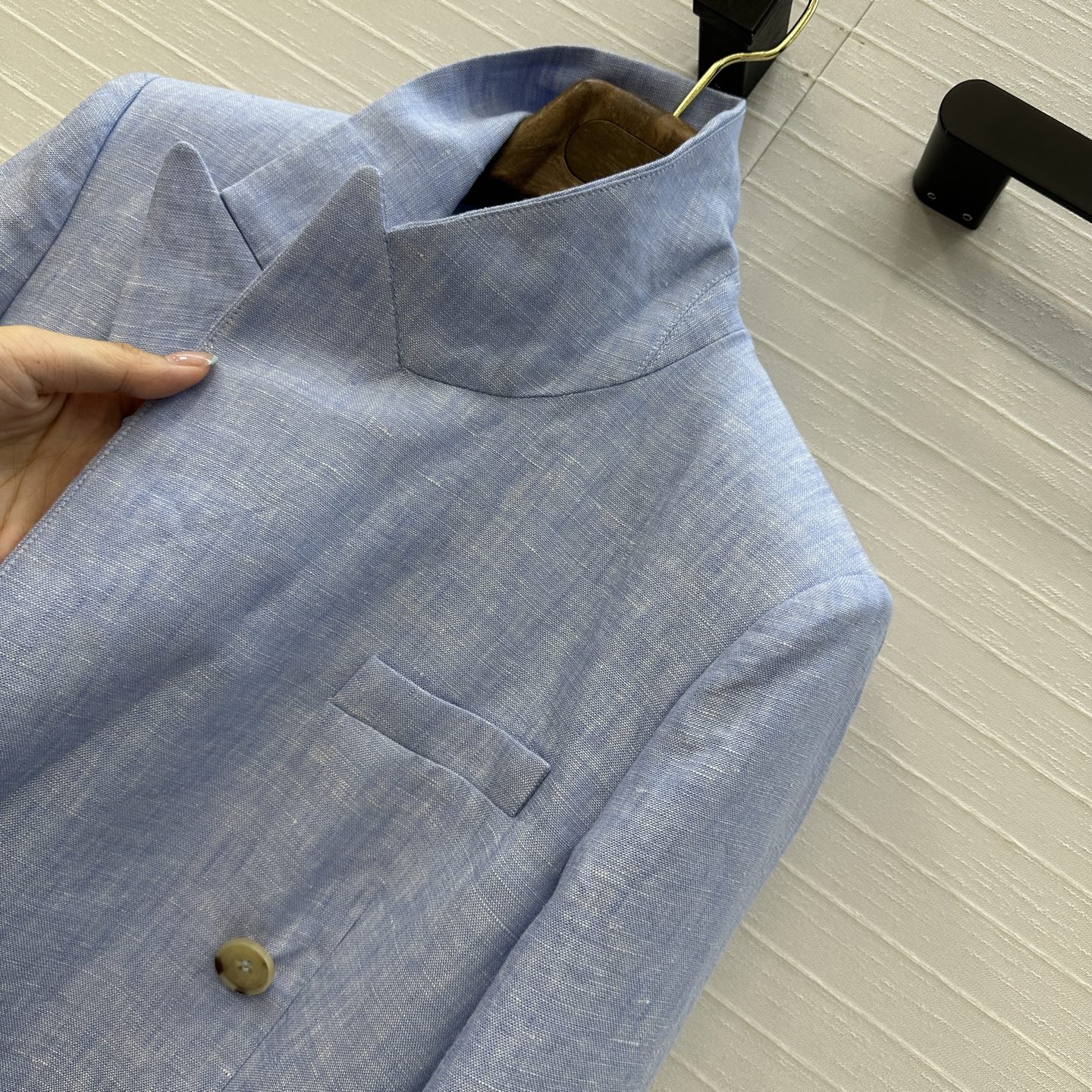 独家首发📍高端原单品质25ss早春新品！Loro piana老钱风穿搭长期主义双排扣西装外套，重磅100