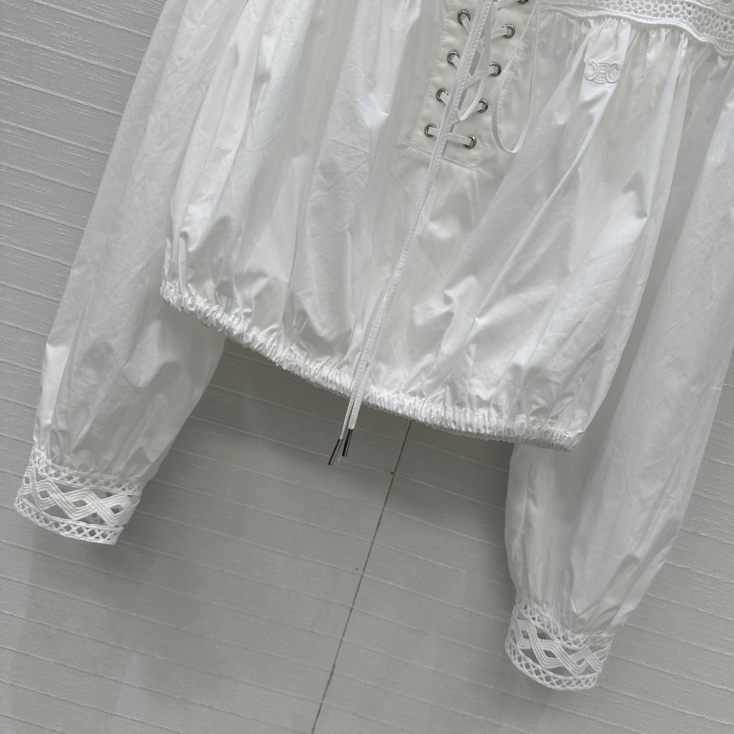 Stylish Tweedy Female Suit with Embroidery and Package Recommendation: P529 Details - 图片 6