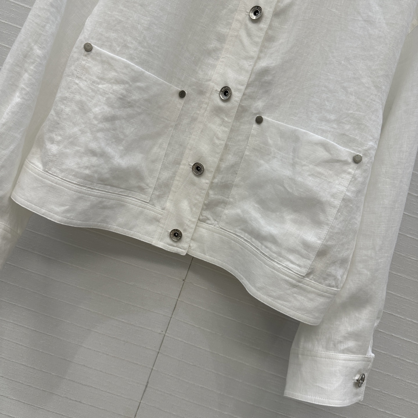 独家首发❤️原单品质，BC老钱风穿搭！休闲双口袋亚麻翻领夹克外套！松弛感衣橱必备单品！进口100%亚麻面