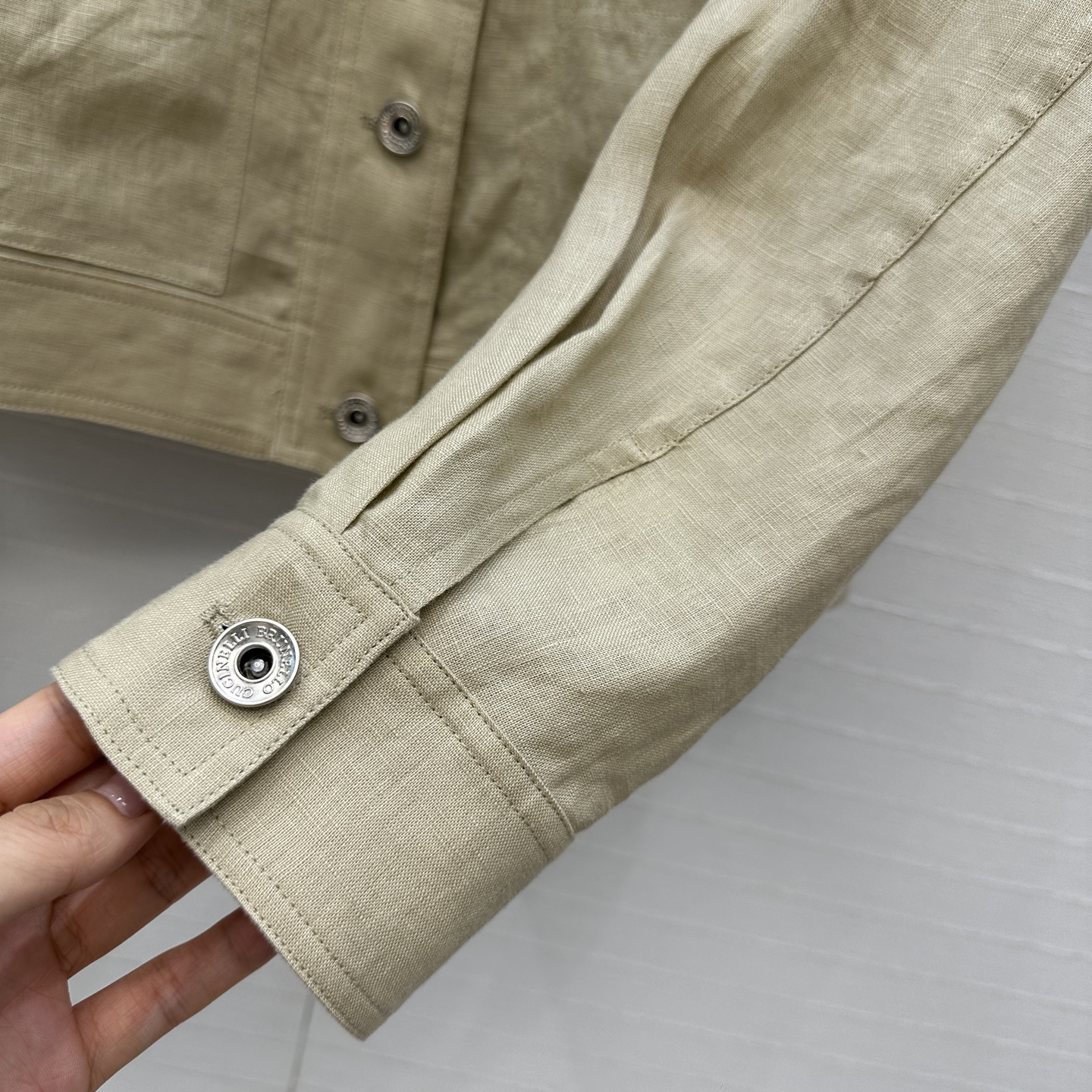 独家首发❤️原单品质，BC老钱风穿搭！休闲双口袋亚麻翻领夹克外套！松弛感衣橱必备单品！进口100%亚麻面