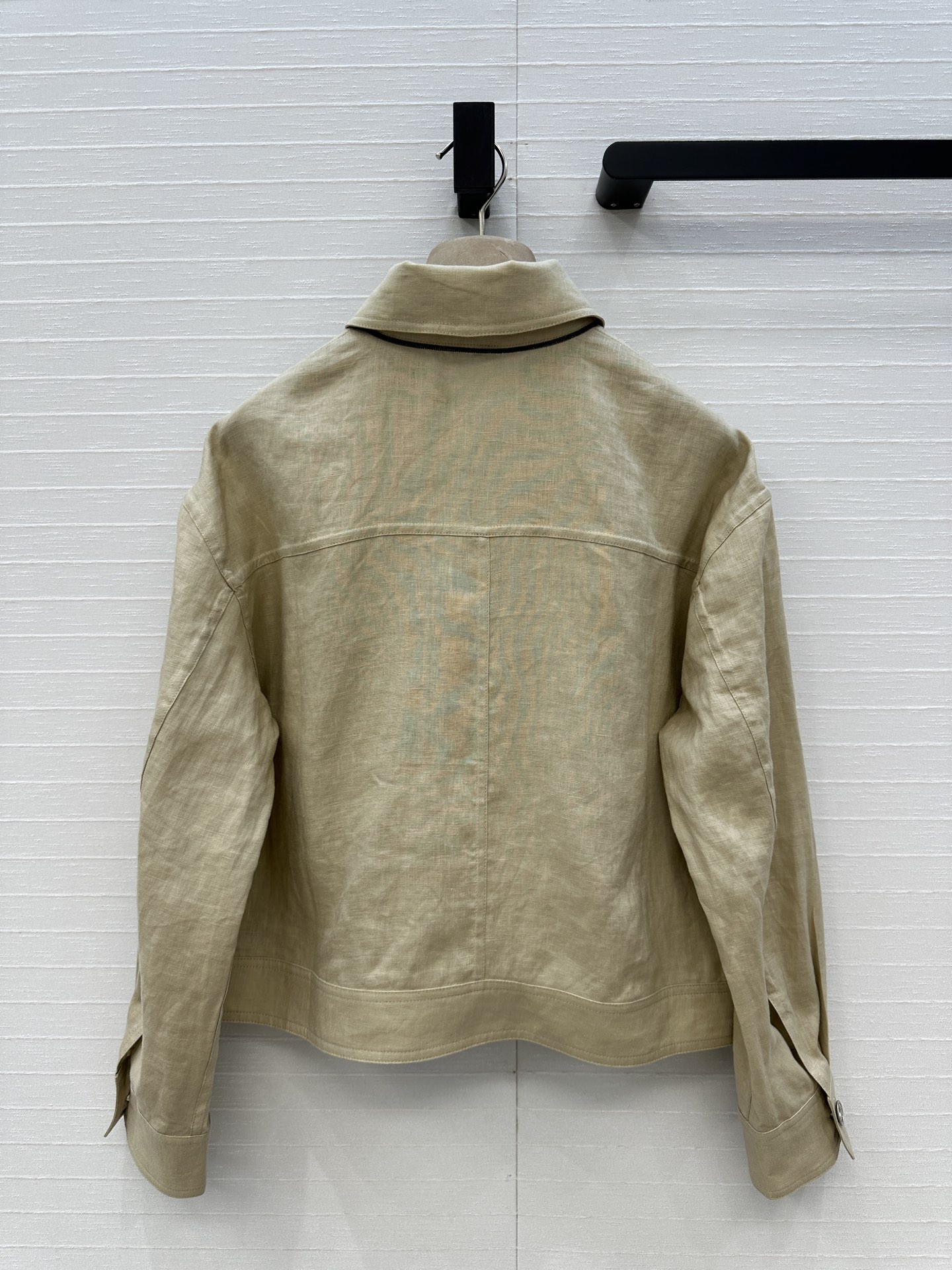 独家首发❤️原单品质，BC老钱风穿搭！休闲双口袋亚麻翻领夹克外套！松弛感衣橱必备单品！进口100%亚麻面