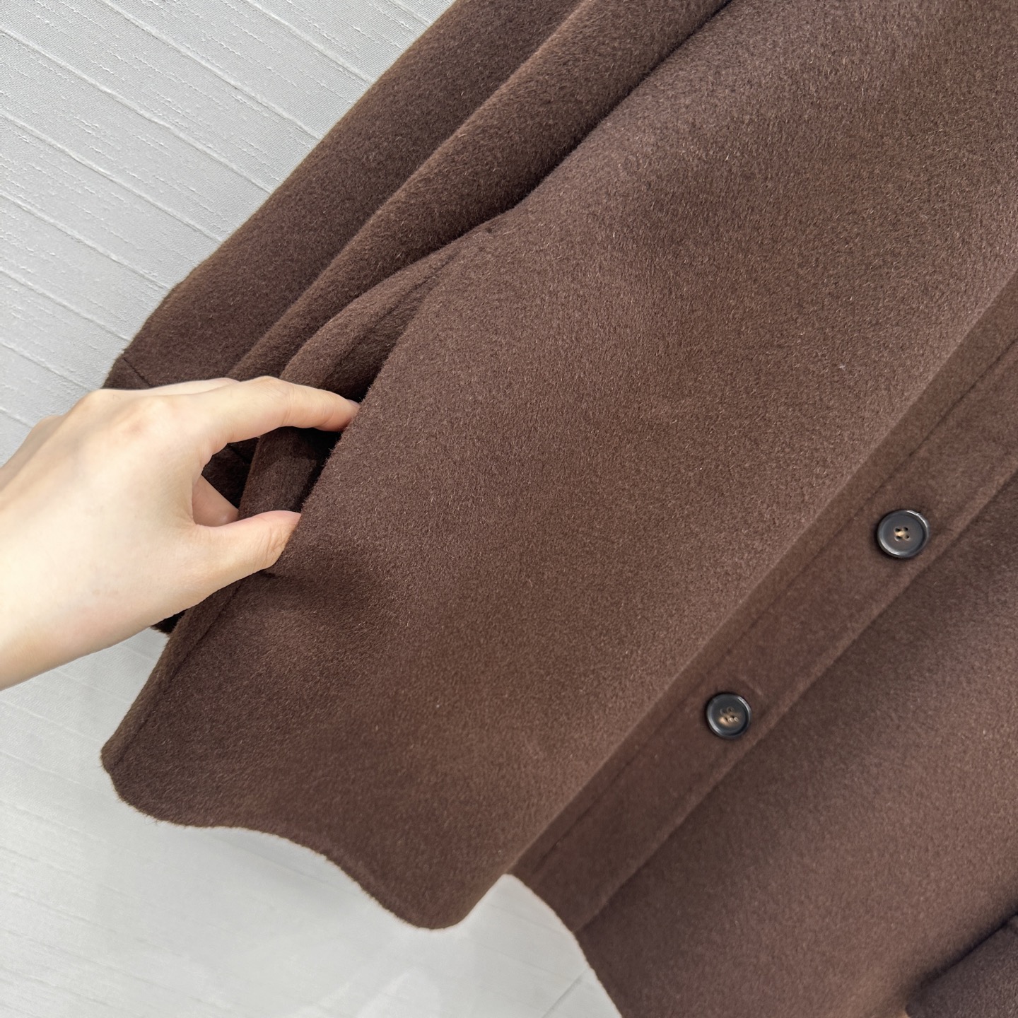 独家首发❤️高端原单品质！PR早秋新品 三角标大衣外套！时髦精必入叠搭神器！纯手工制作双面尼羊绒大衣！气