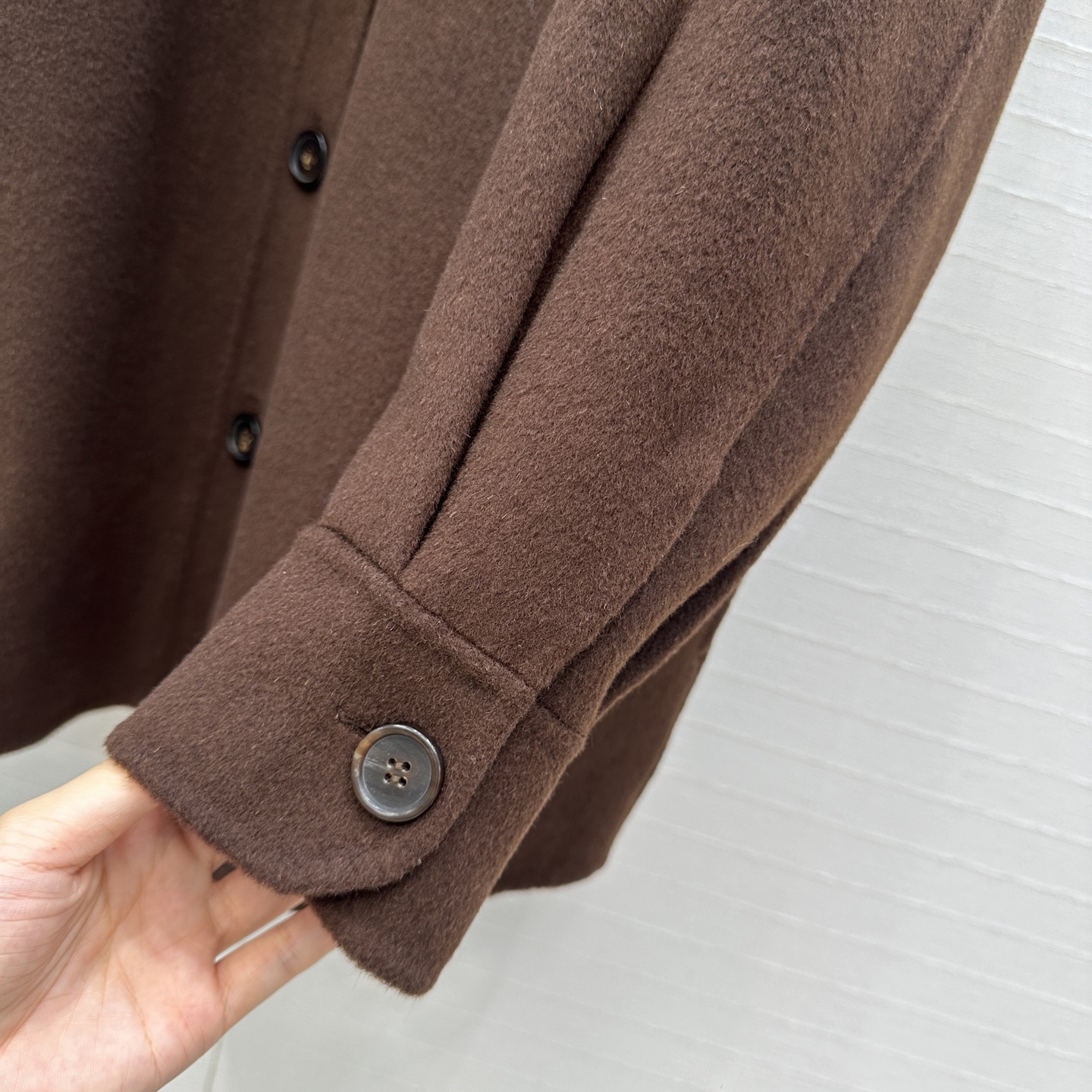 独家首发❤️高端原单品质！PR早秋新品 三角标大衣外套！时髦精必入叠搭神器！纯手工制作双面尼羊绒大衣！气