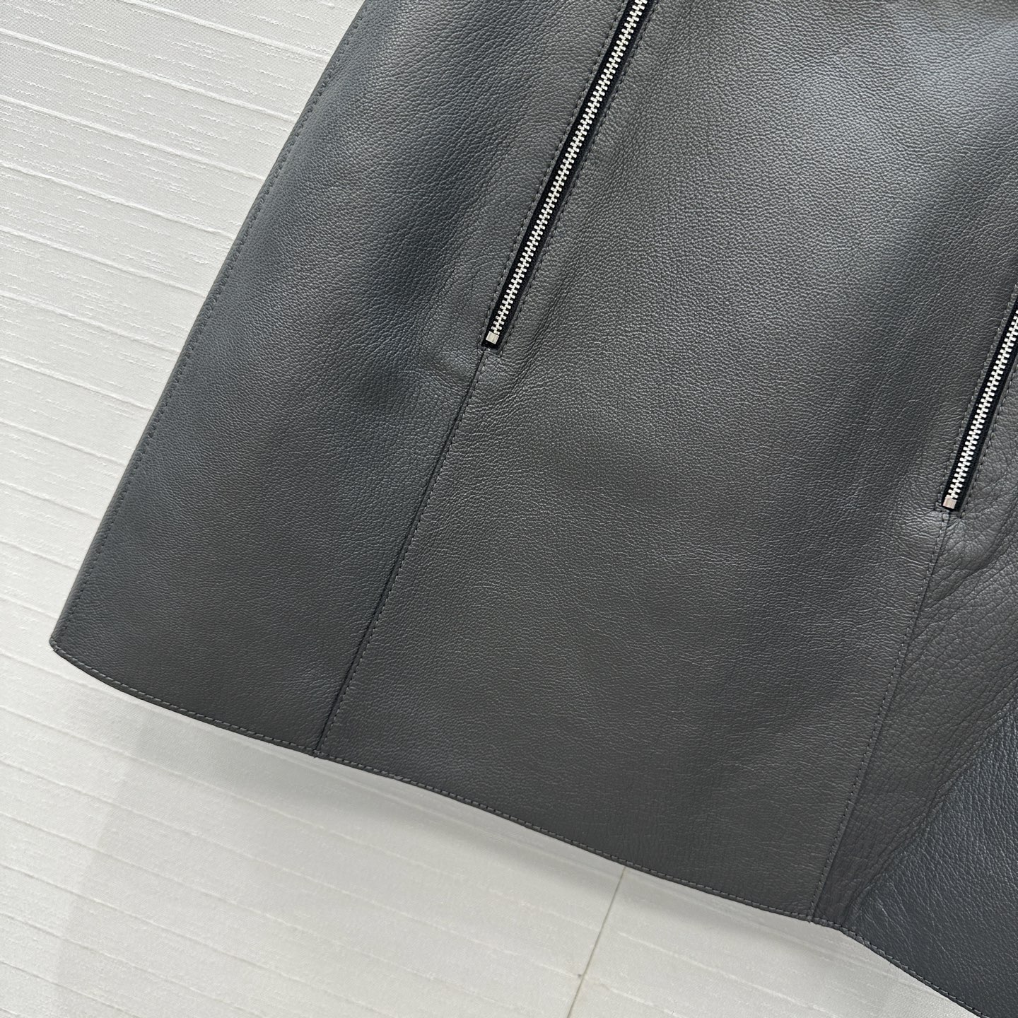 “High-End Tweeded Lambskin Women’s Suit with Double-Laced Design: Quality Details and New Zealand Sheep Skin” - 图片 7