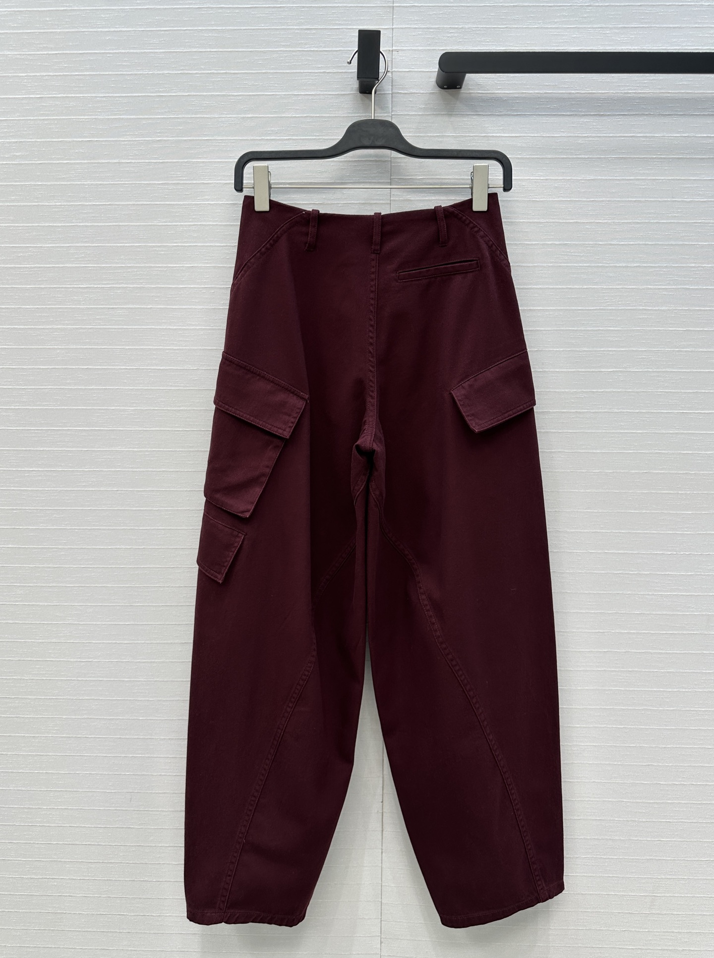 原单品质❤️定制米灰色和紫红色超好看显白🔥Alai*25新品斜贴袋圆筒工装裤！复古休闲工装风元素减龄时髦