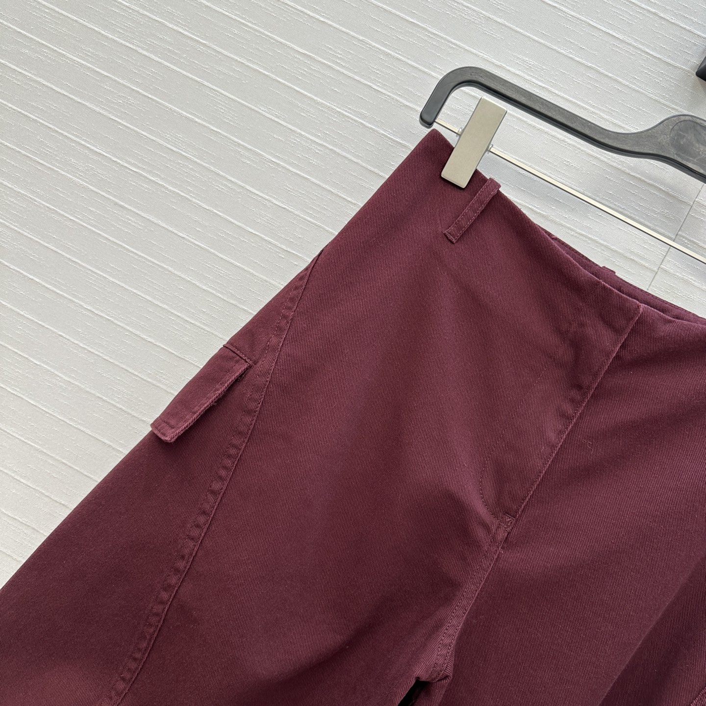 原单品质❤️定制米灰色和紫红色超好看显白🔥Alai*25新品斜贴袋圆筒工装裤！复古休闲工装风元素减龄时髦