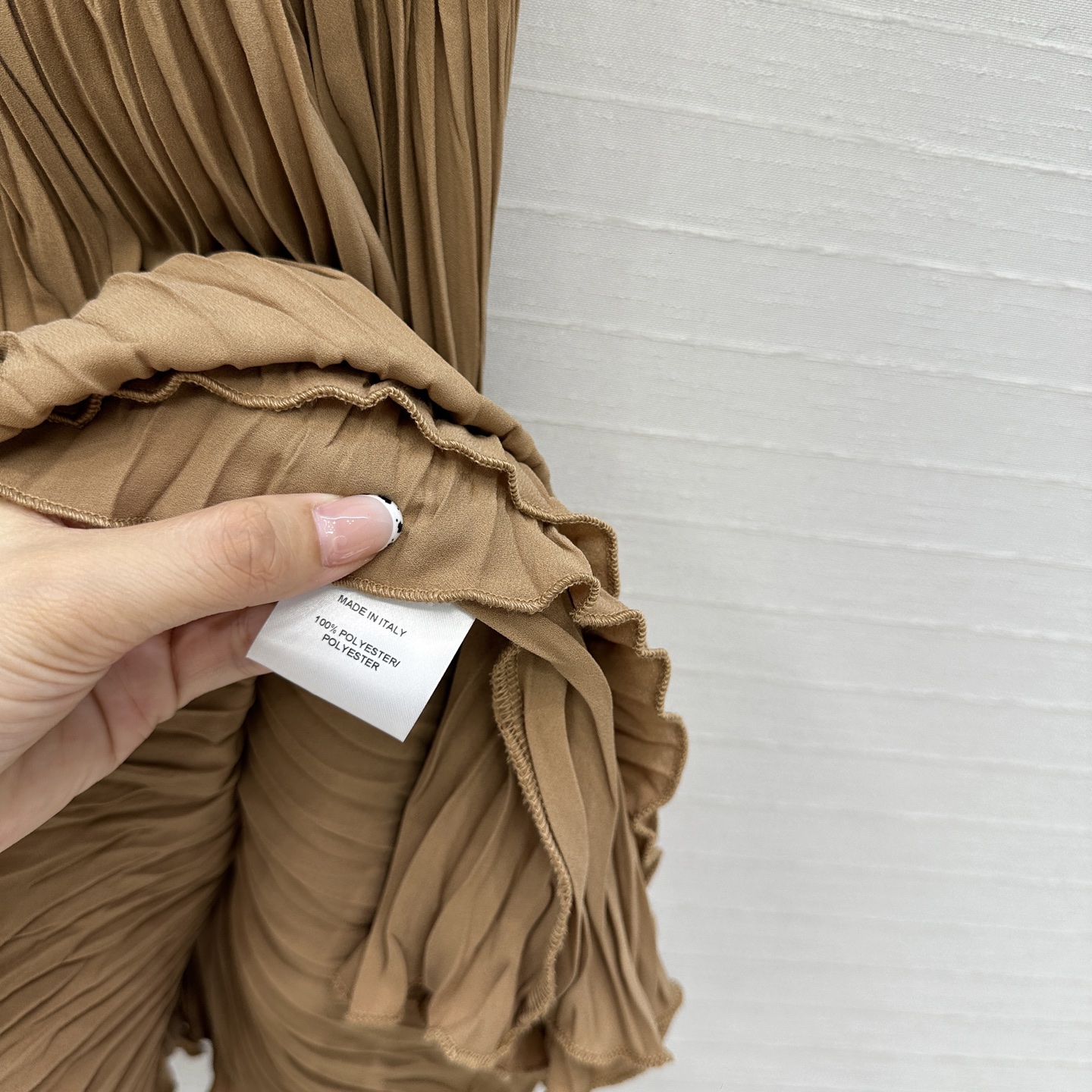 强烈推荐❤️RL新品法式优雅褶皱长半裙！褶裥雪纺面料飘逸质感超赞！双层大裙摆优雅减龄少女风，经典版型高级