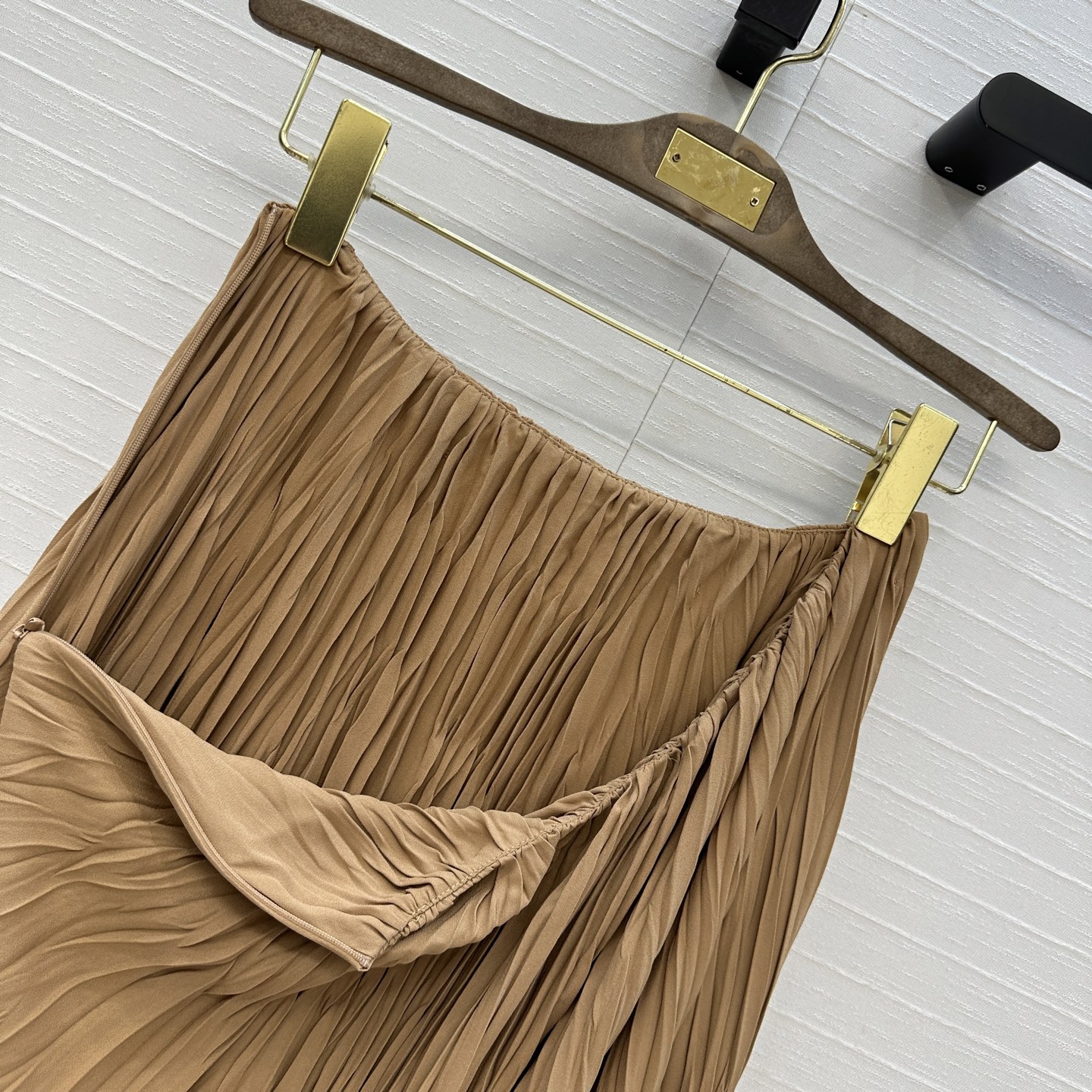 强烈推荐❤️RL新品法式优雅褶皱长半裙！褶裥雪纺面料飘逸质感超赞！双层大裙摆优雅减龄少女风，经典版型高级