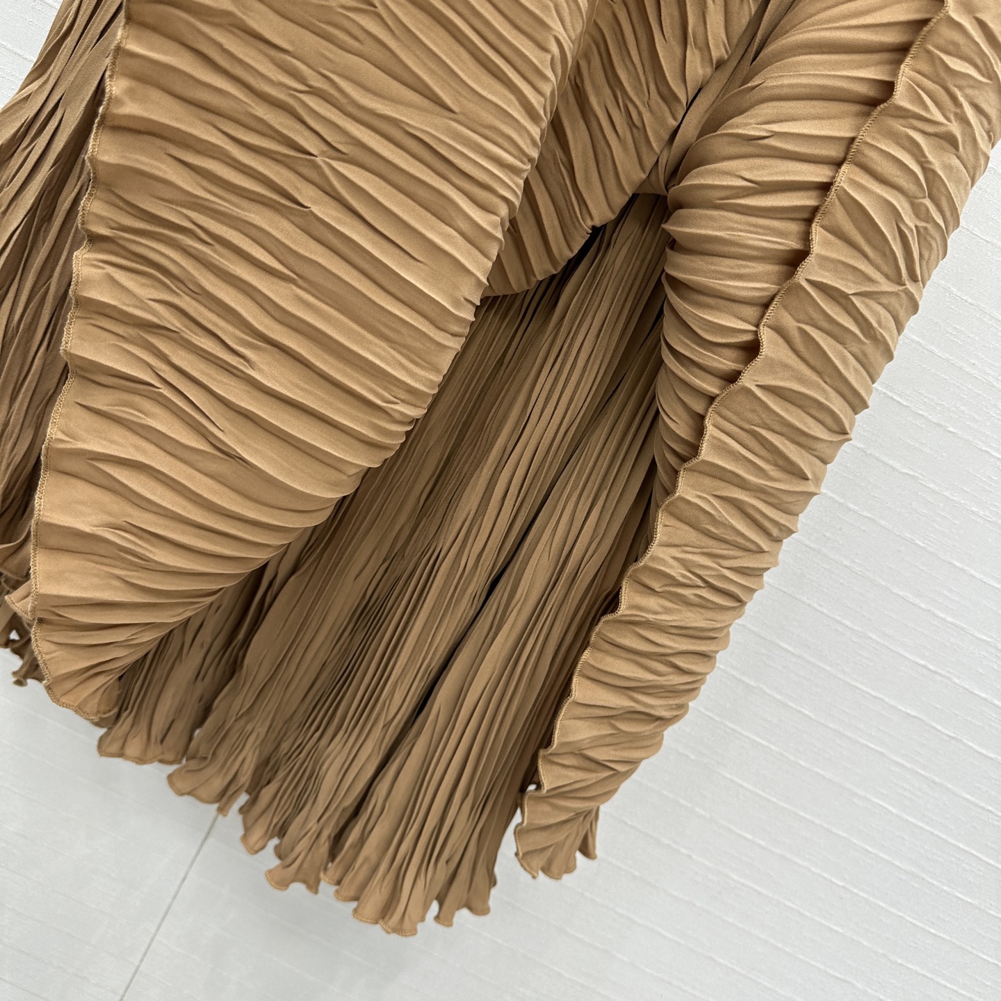 强烈推荐❤️RL新品法式优雅褶皱长半裙！褶裥雪纺面料飘逸质感超赞！双层大裙摆优雅减龄少女风，经典版型高级