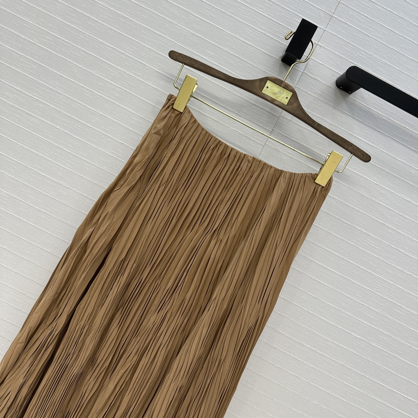 强烈推荐❤️RL新品法式优雅褶皱长半裙！褶裥雪纺面料飘逸质感超赞！双层大裙摆优雅减龄少女风，经典版型高级