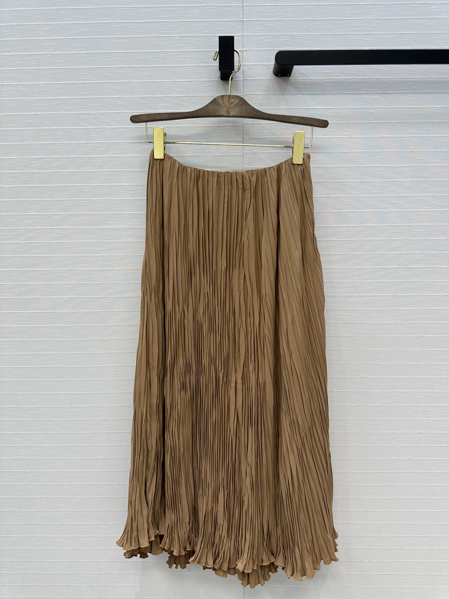 强烈推荐❤️RL新品法式优雅褶皱长半裙！褶裥雪纺面料飘逸质感超赞！双层大裙摆优雅减龄少女风，经典版型高级