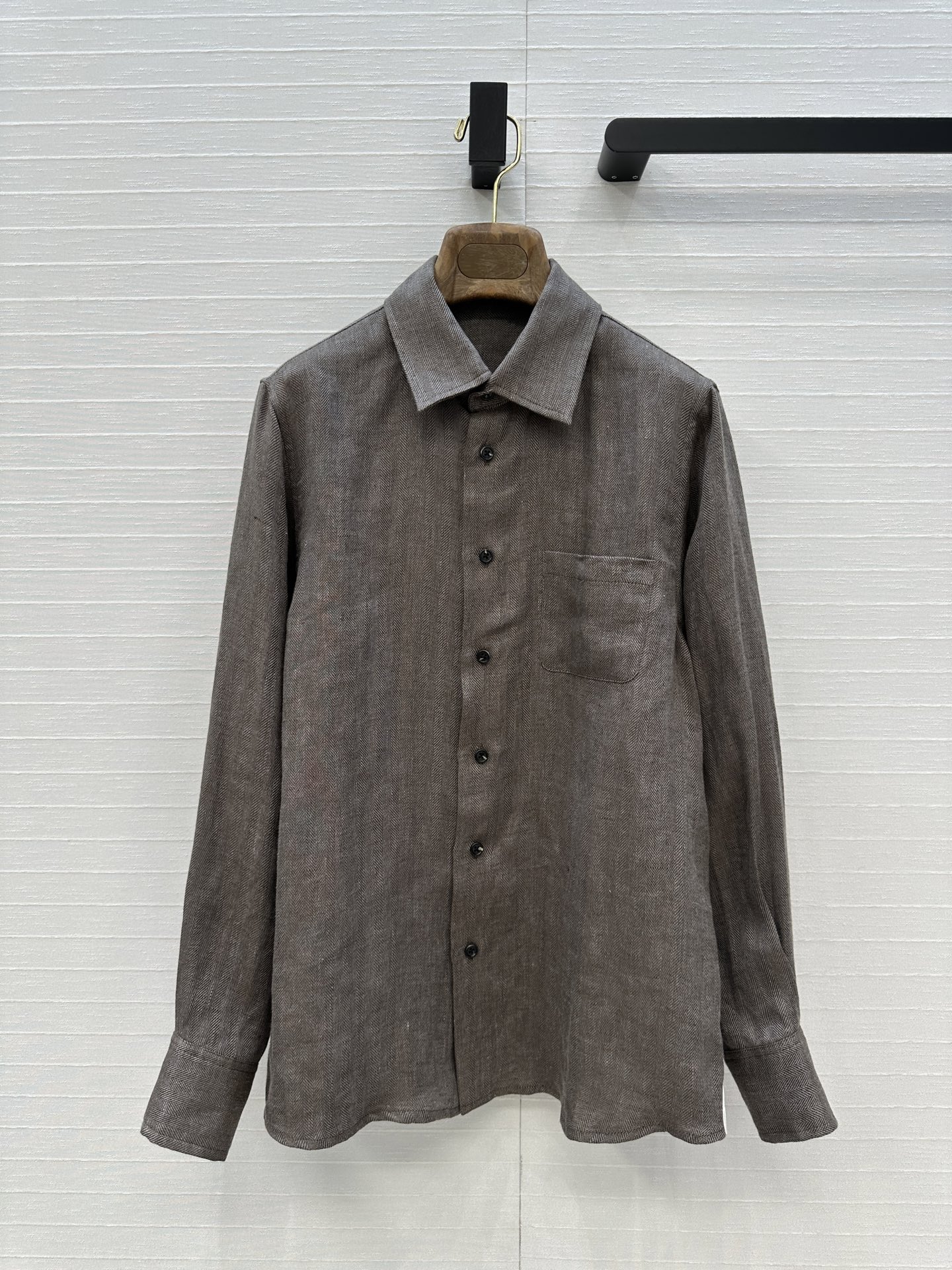 “New LP Autumn Winter Women’s Clothing Recommendations: Red & Brown Linen Liner with Classic Loose Fit” - 图片 1