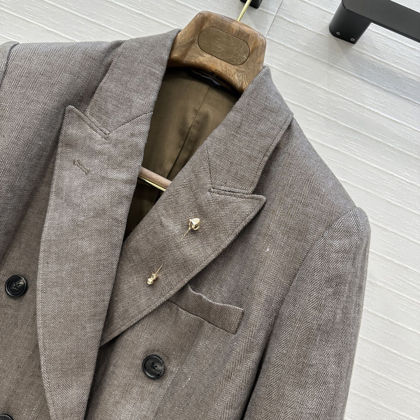 Stylish Long-Termist Double-Button Suit Recommendation with Detailed Work Quality – P960 Original Bad Woman Package Summary - 图片 4