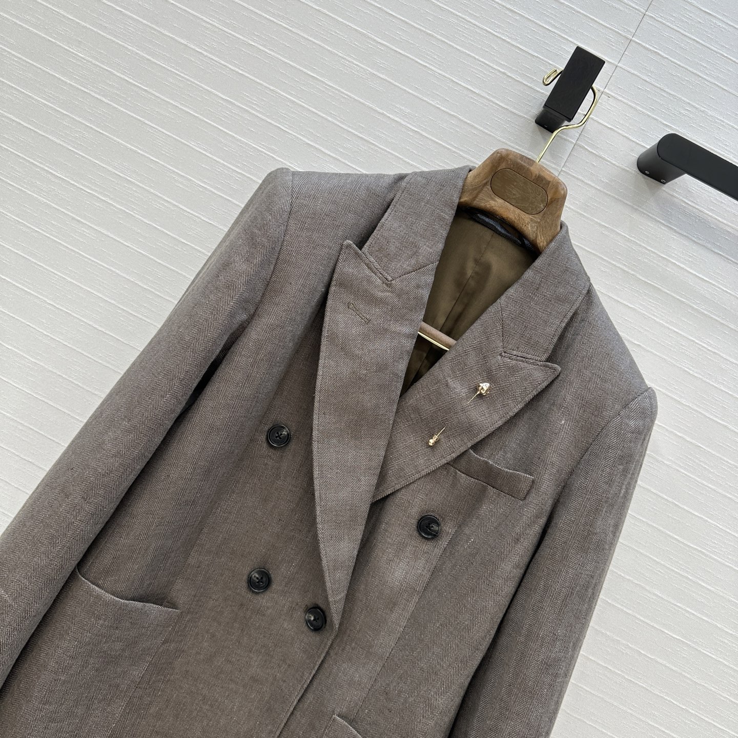 Stylish Long-Termist Double-Button Suit Recommendation with Detailed Work Quality – P960 Original Bad Woman Package Summary - 图片 2