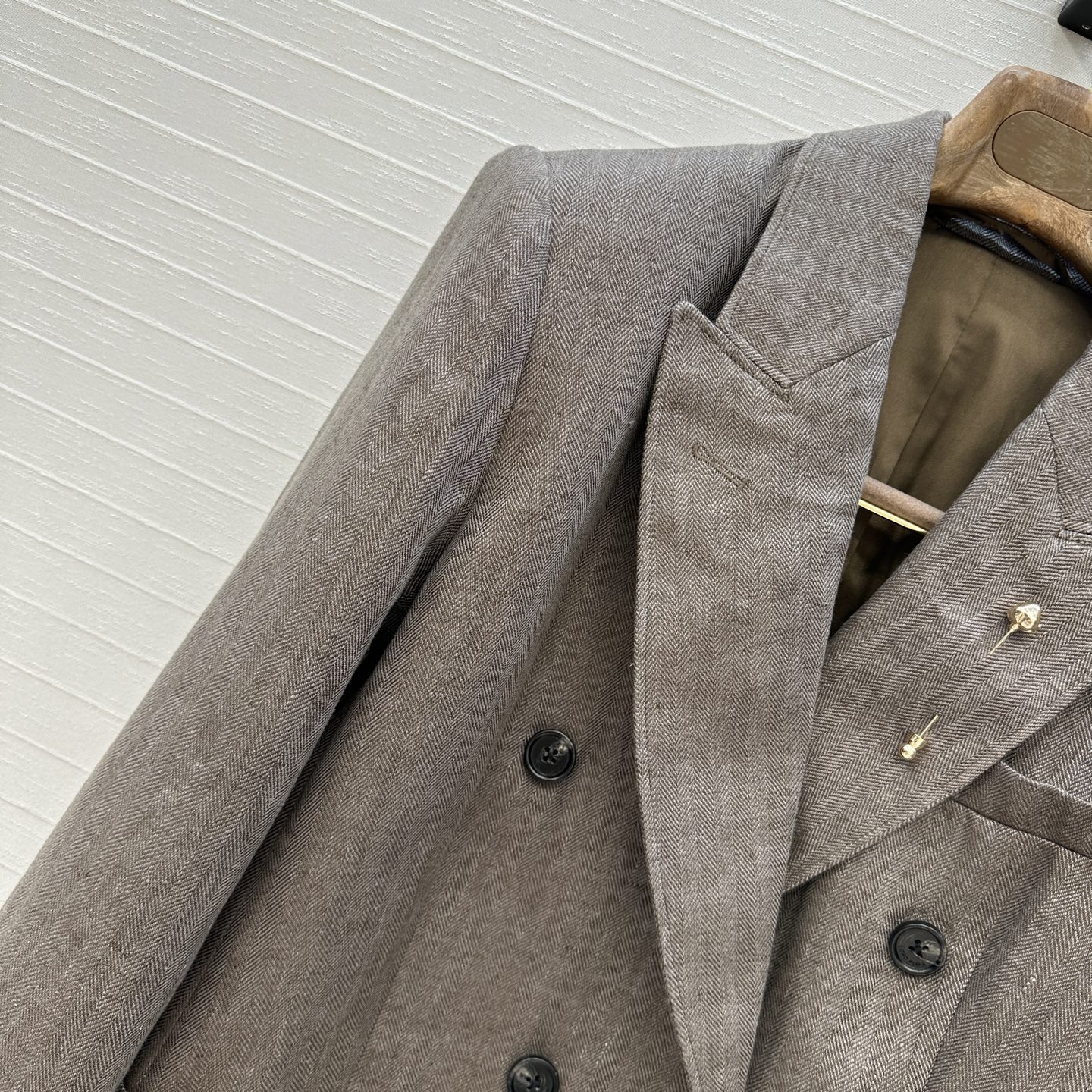 Stylish Long-Termist Double-Button Suit Recommendation with Detailed Work Quality – P960 Original Bad Woman Package Summary - 图片 3
