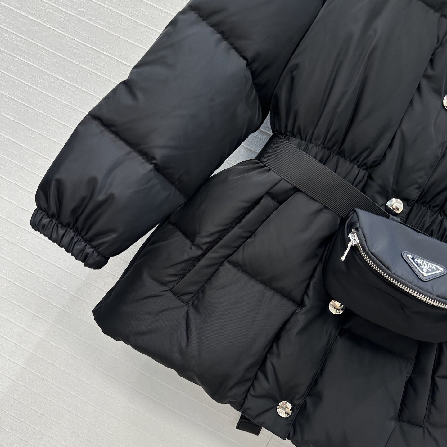 Platinum Prada P1536 Nylon Ant Pack Design: Stylish and Functional Hardware Kits for Women - 图片 4