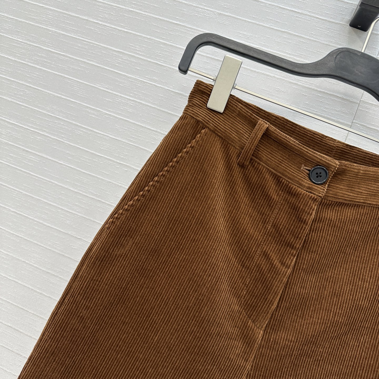 独家首发❤️原单品质！miu系少女知识分子时髦穿搭！贴绣字母灯芯绒时髦直筒裤！极简主义设计慵懒随性的高级