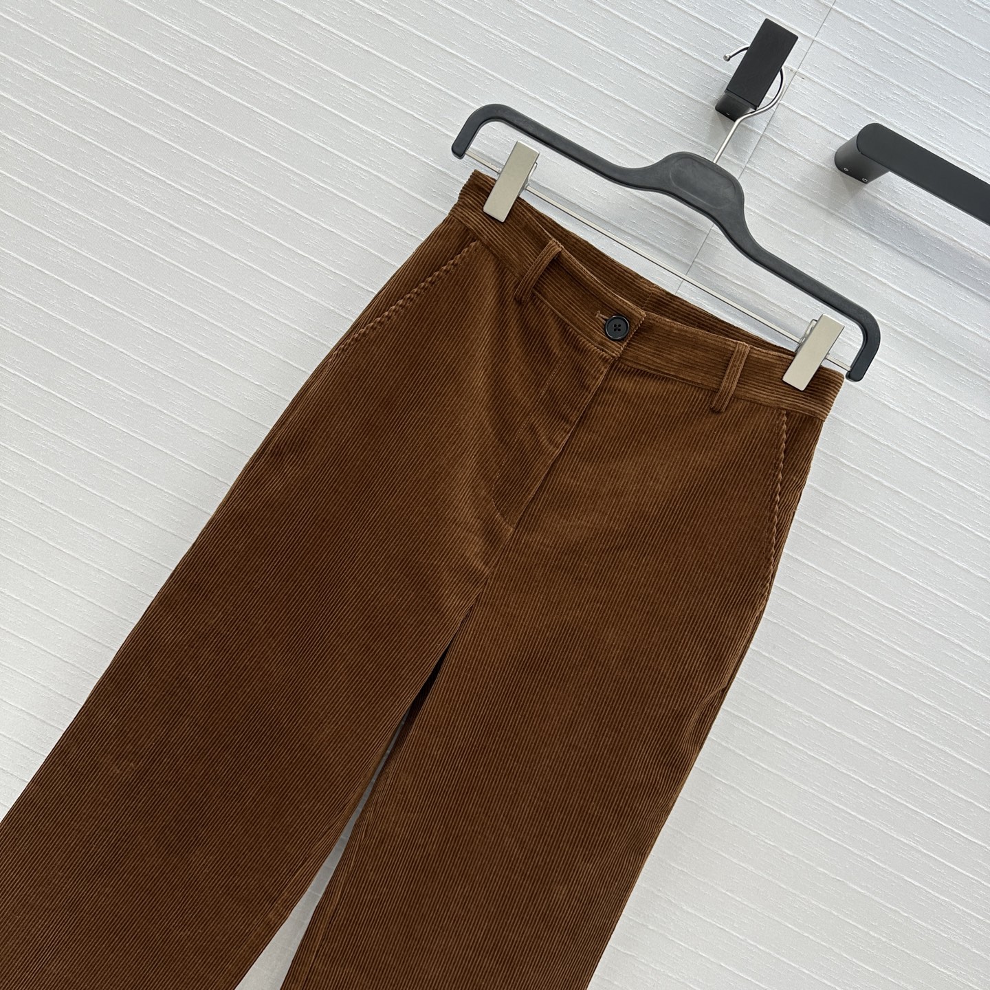 独家首发❤️原单品质！miu系少女知识分子时髦穿搭！贴绣字母灯芯绒时髦直筒裤！极简主义设计慵懒随性的高级