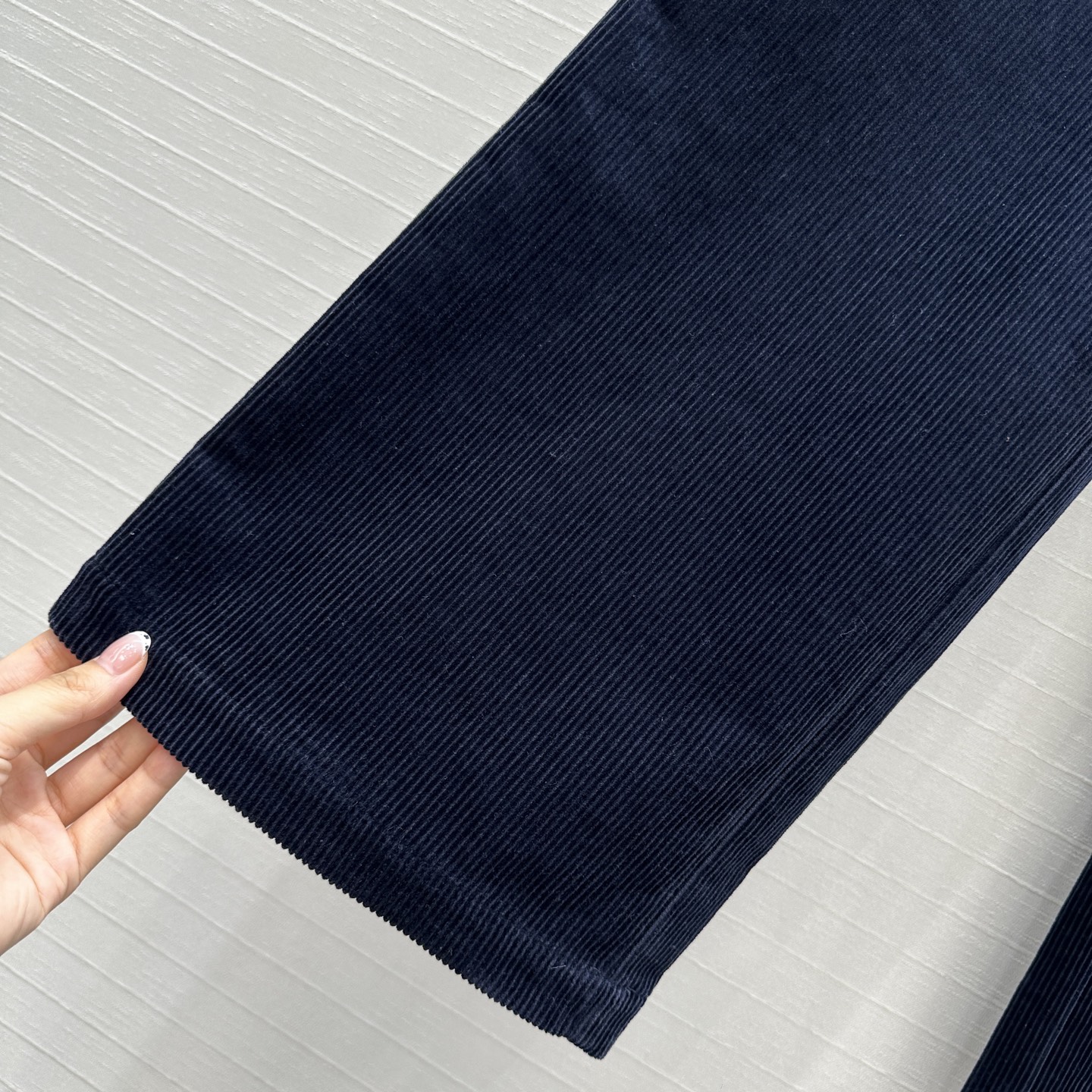 独家首发❤️原单品质！miu系少女知识分子时髦穿搭！贴绣字母灯芯绒时髦直筒裤！极简主义设计慵懒随性的高级