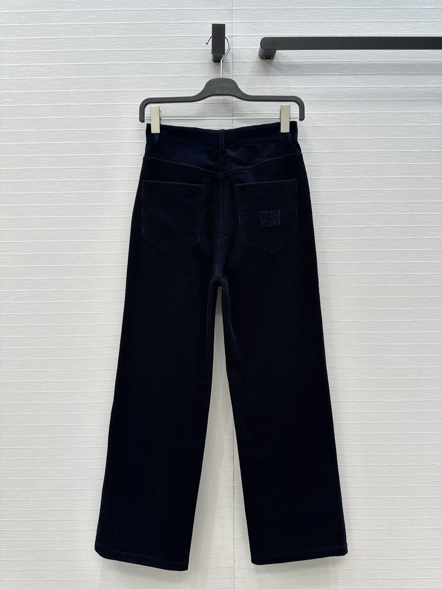 独家首发❤️原单品质！miu系少女知识分子时髦穿搭！贴绣字母灯芯绒时髦直筒裤！极简主义设计慵懒随性的高级