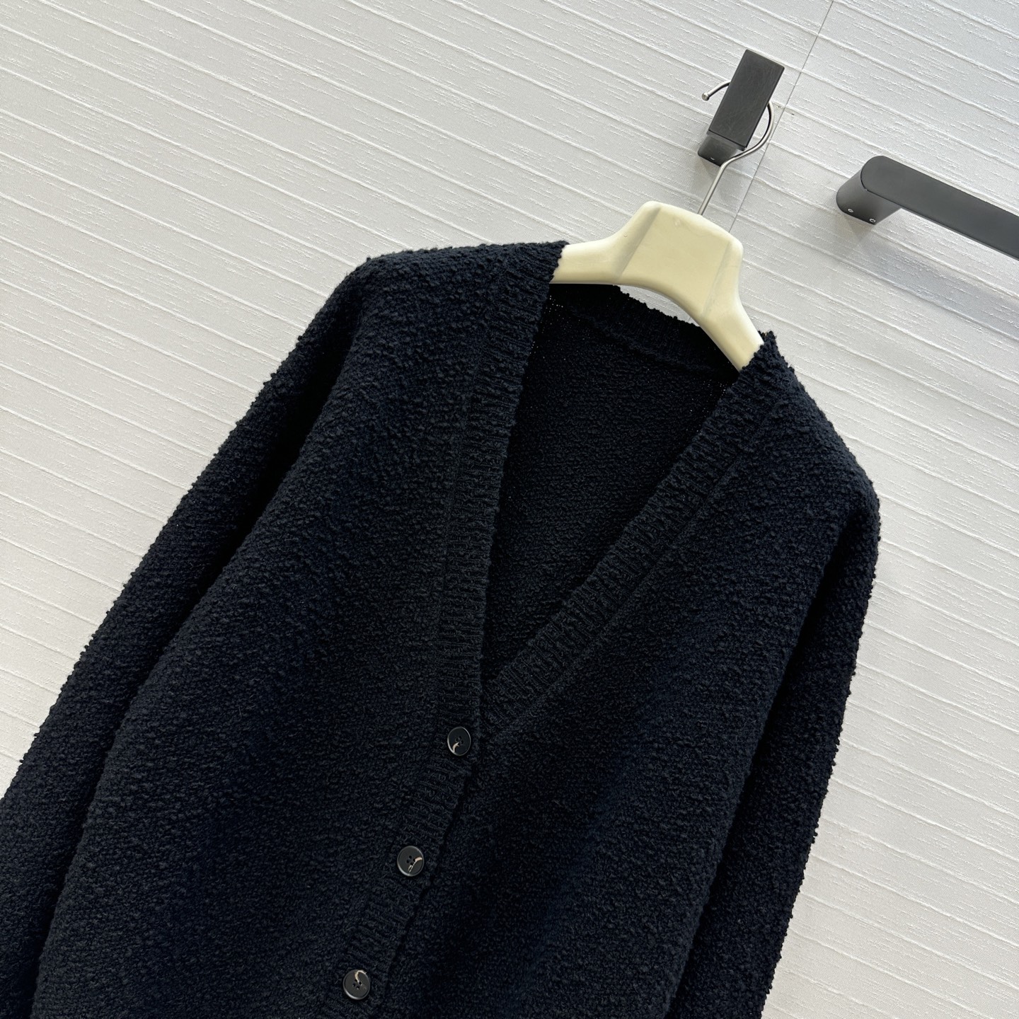 独家首发❤️原单品质，Row风秋冬新品极简风羊毛圈圈针织开衫，落肩V领宽松版型慵懒随性不挑人，白富美必入