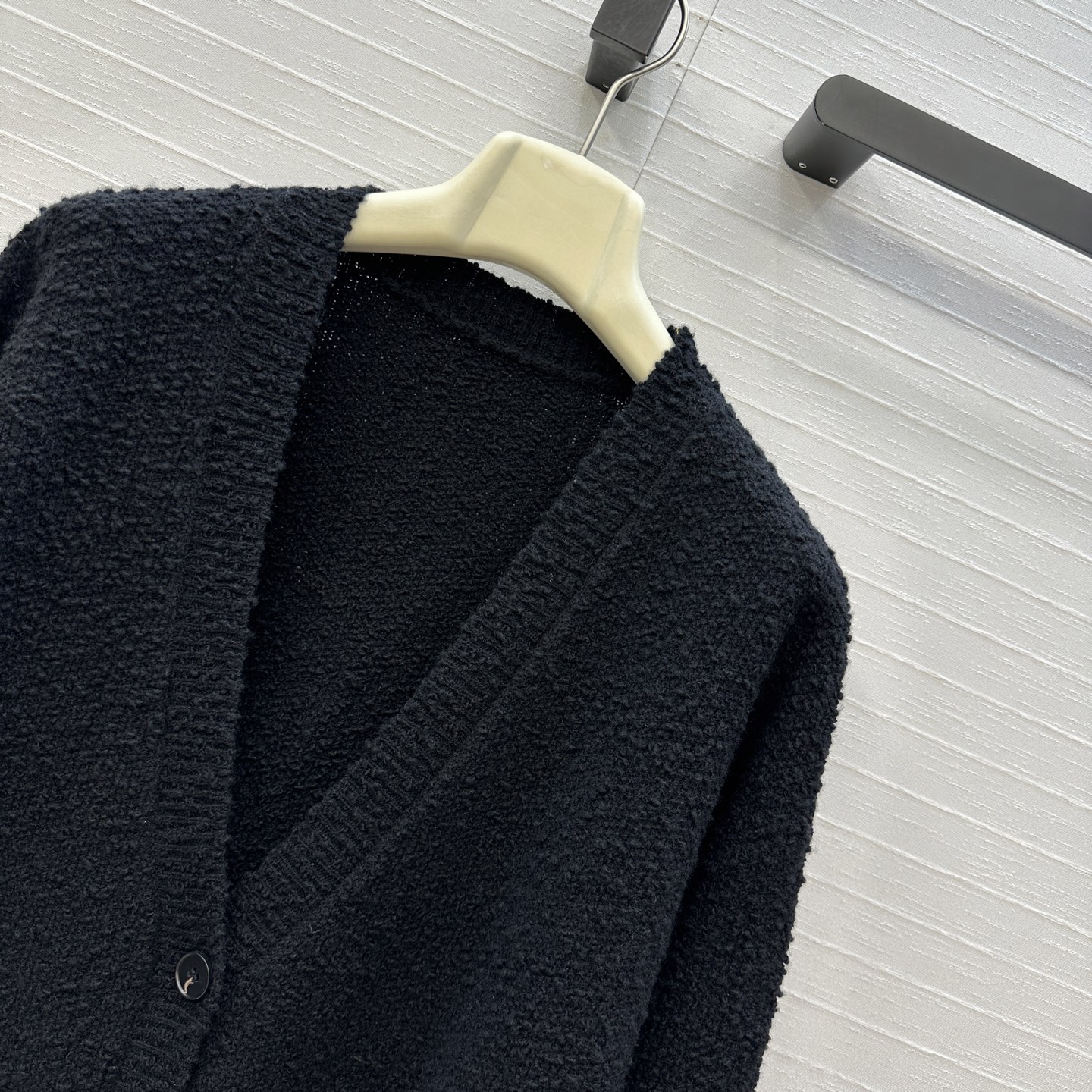 独家首发❤️原单品质，Row风秋冬新品极简风羊毛圈圈针织开衫，落肩V领宽松版型慵懒随性不挑人，白富美必入