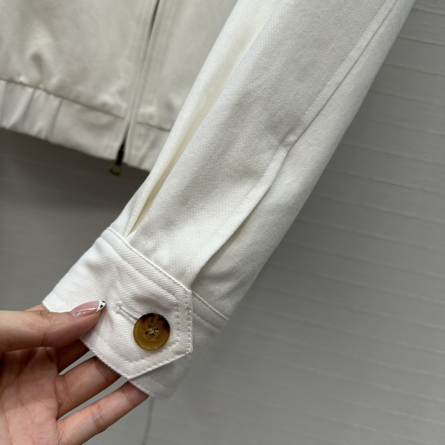 强烈推荐❤️RL长期主义穿搭 老干部风夹克外套，经典logo刺绣徽标点缀，短款拉链版型上身休闲帅气不挑人