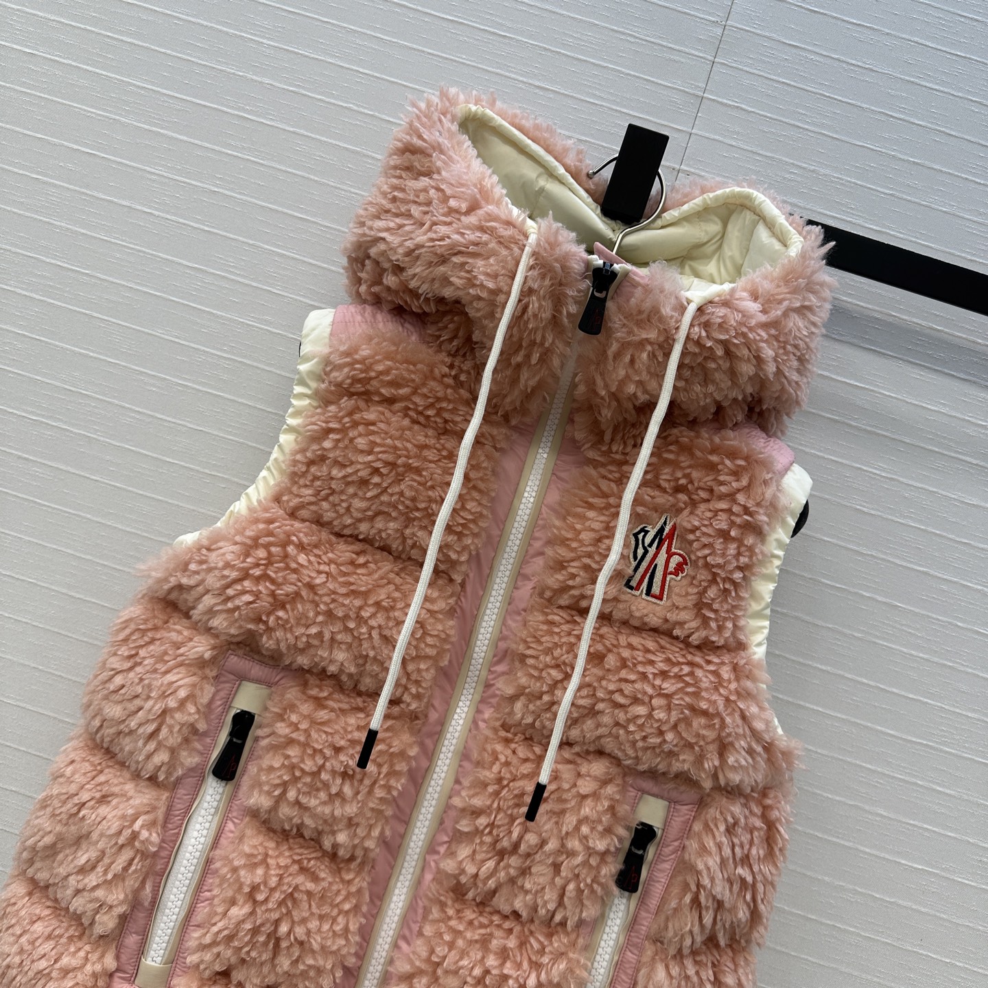 Moncler Women's Down Vest Lamb Wool Teddy Fleece Padded Outdoor Warm Coat 3 i1756578444534 9212 0 3