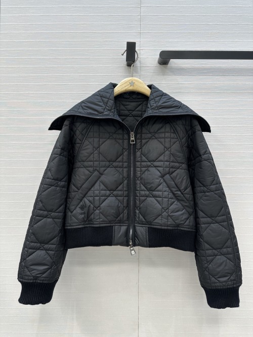 Dior Quilted Nylon Jacket, Modern and Chic Outerwear for Women 1 Dior Quilted Nylon Jacket, Modern and Chic Outerwear for Women