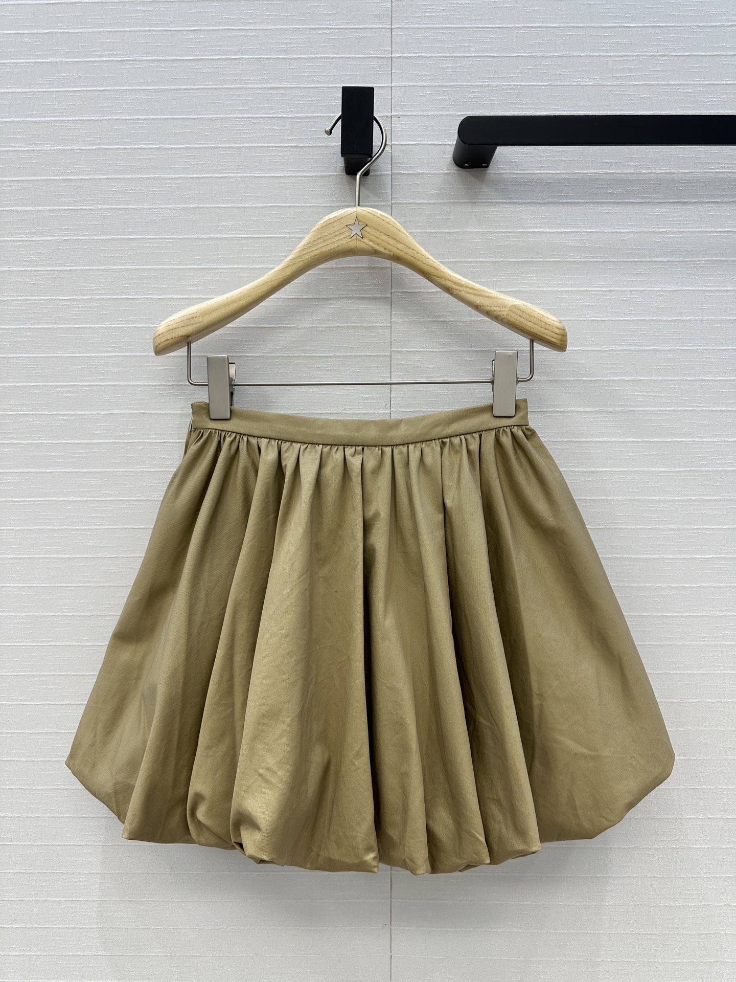 Dior Khaki Sweet Cool Girl Style Skirt, High Waist A-Line Mini Skirt 2 i1756668402279 9702 0 0