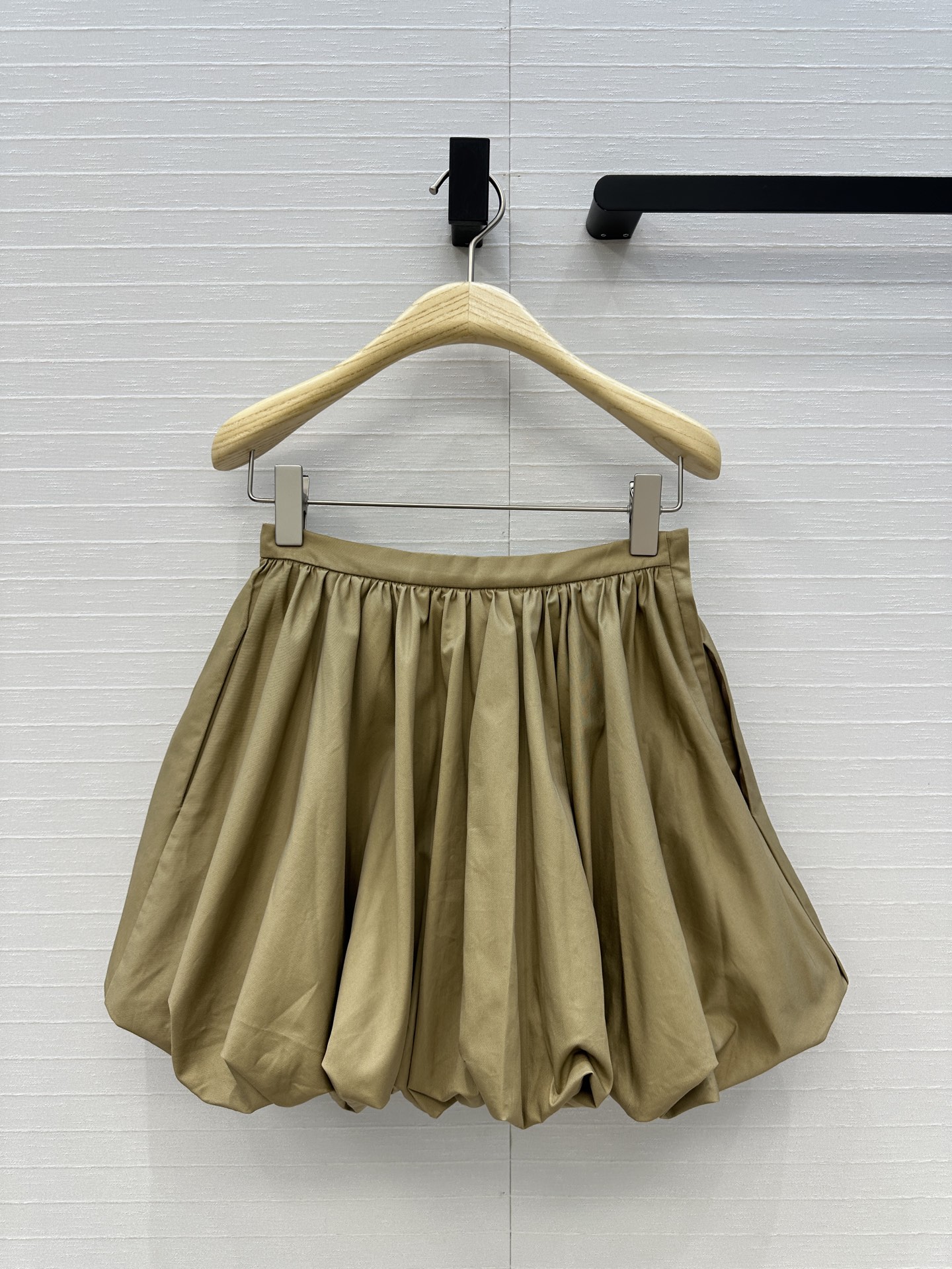 Dior Khaki Sweet Cool Girl Style Skirt, High Waist A-Line Mini Skirt 10 i1756668402414 241 0 8