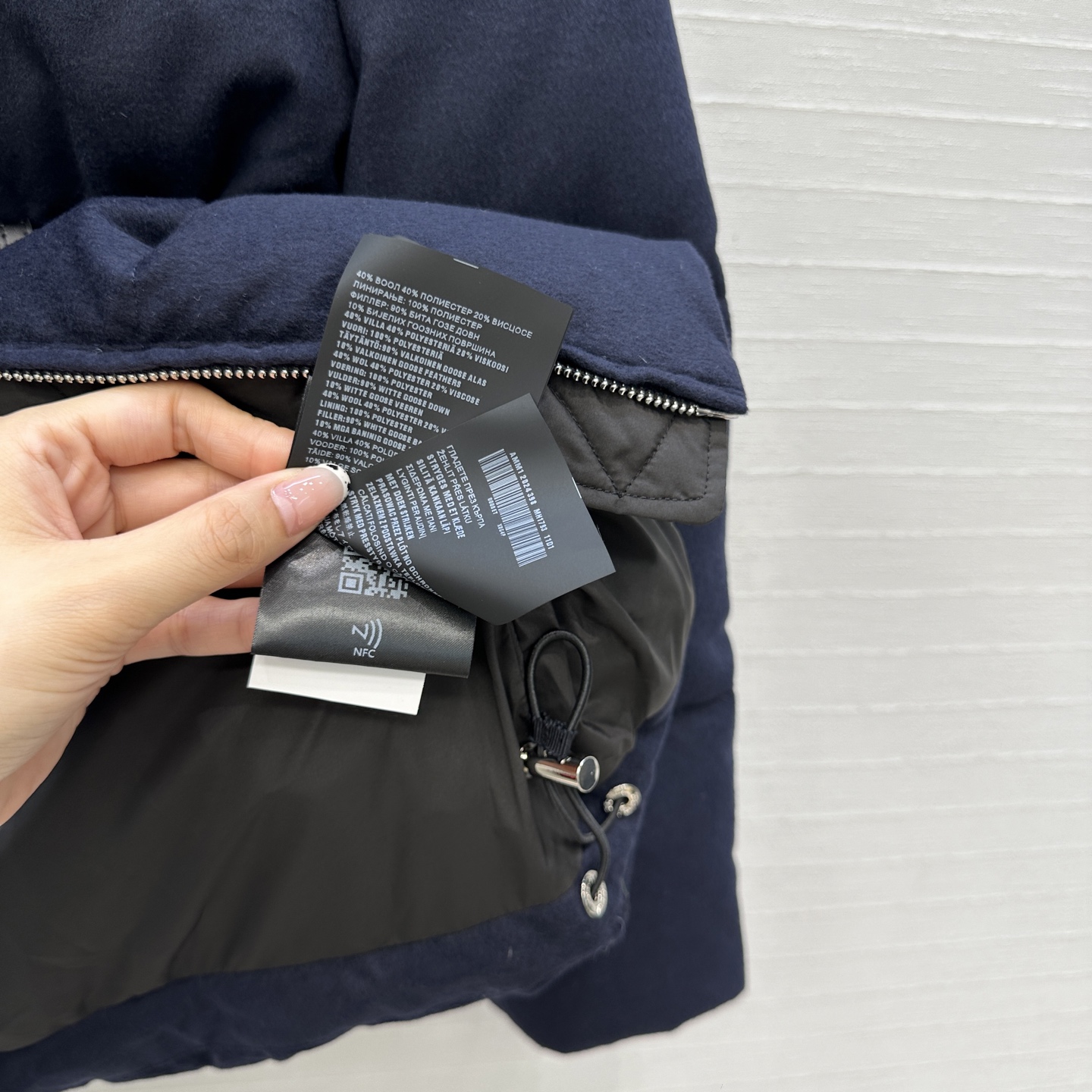 爆单推荐❤️Prad*早秋新品 立领皮带束腰毛呢羽绒服外套！不挑个子的中长款立体剪裁搭扣收腰版型上身时髦