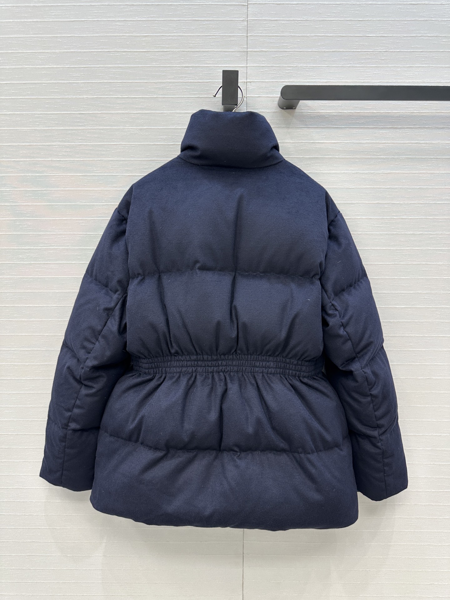 爆单推荐❤️Prad*早秋新品 立领皮带束腰毛呢羽绒服外套！不挑个子的中长款立体剪裁搭扣收腰版型上身时髦