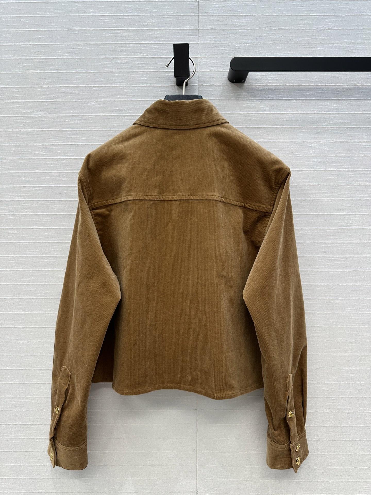 Corduroy Shirt with Metal Buckle - Elegant College Style 9 i1757706819164 2386 0 7