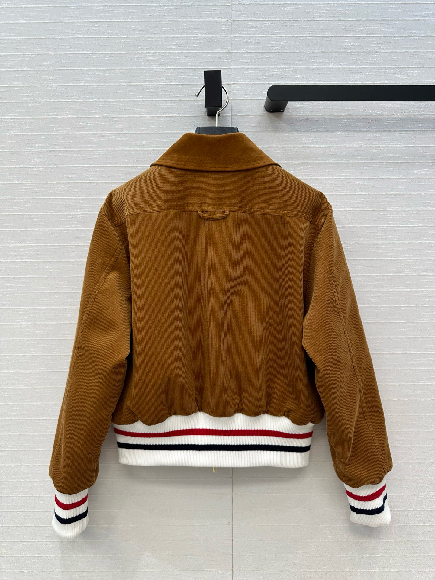 独家首发❤️ Tho* Brow*25秋冬新品！老钱风灯芯绒棉服夹克，100%羊皮 麂皮绒翻领拼接经典短