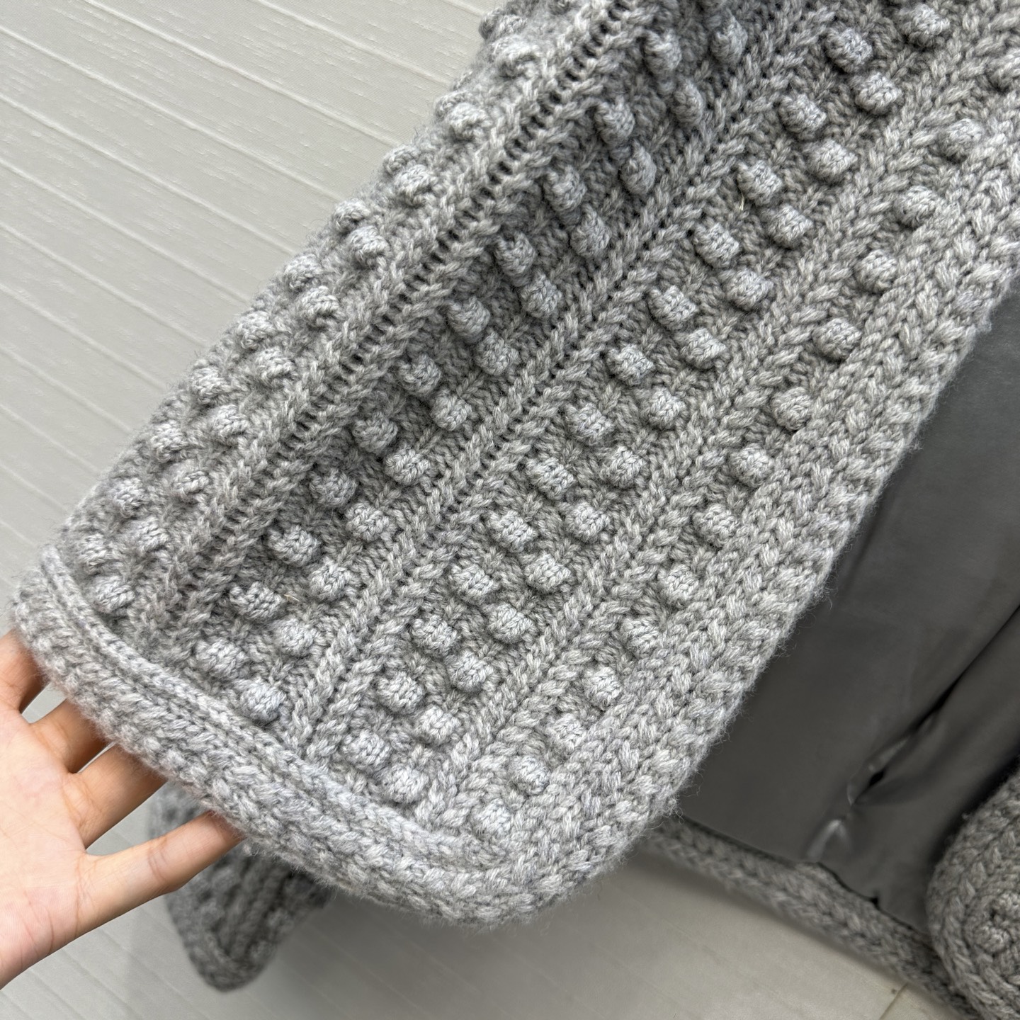 独家首发❤️高端原单品质，Loro Piana高智感 老钱风穿搭气质羊绒针织夹克外套！品质控必入！定制真