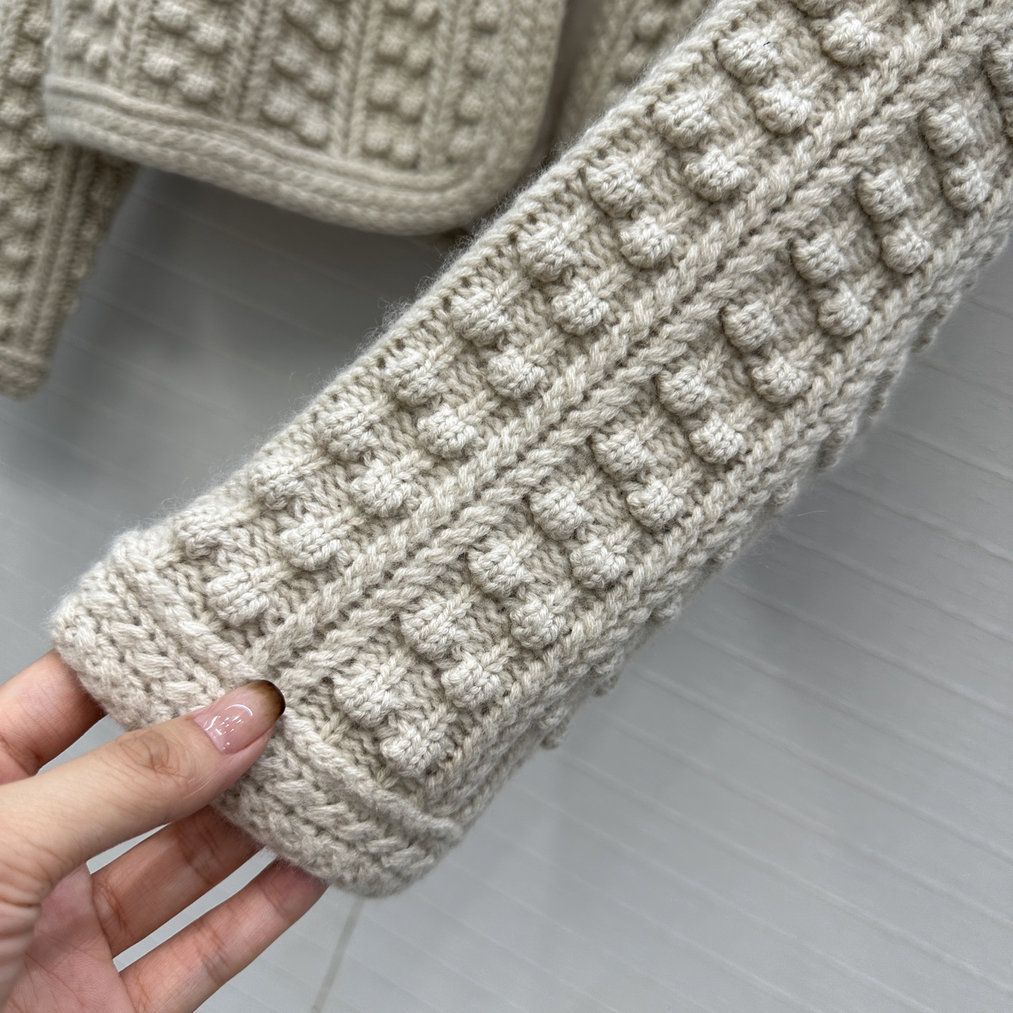 独家首发❤️高端原单品质，Loro Piana高智感 老钱风穿搭气质羊绒针织夹克外套！品质控必入！定制真