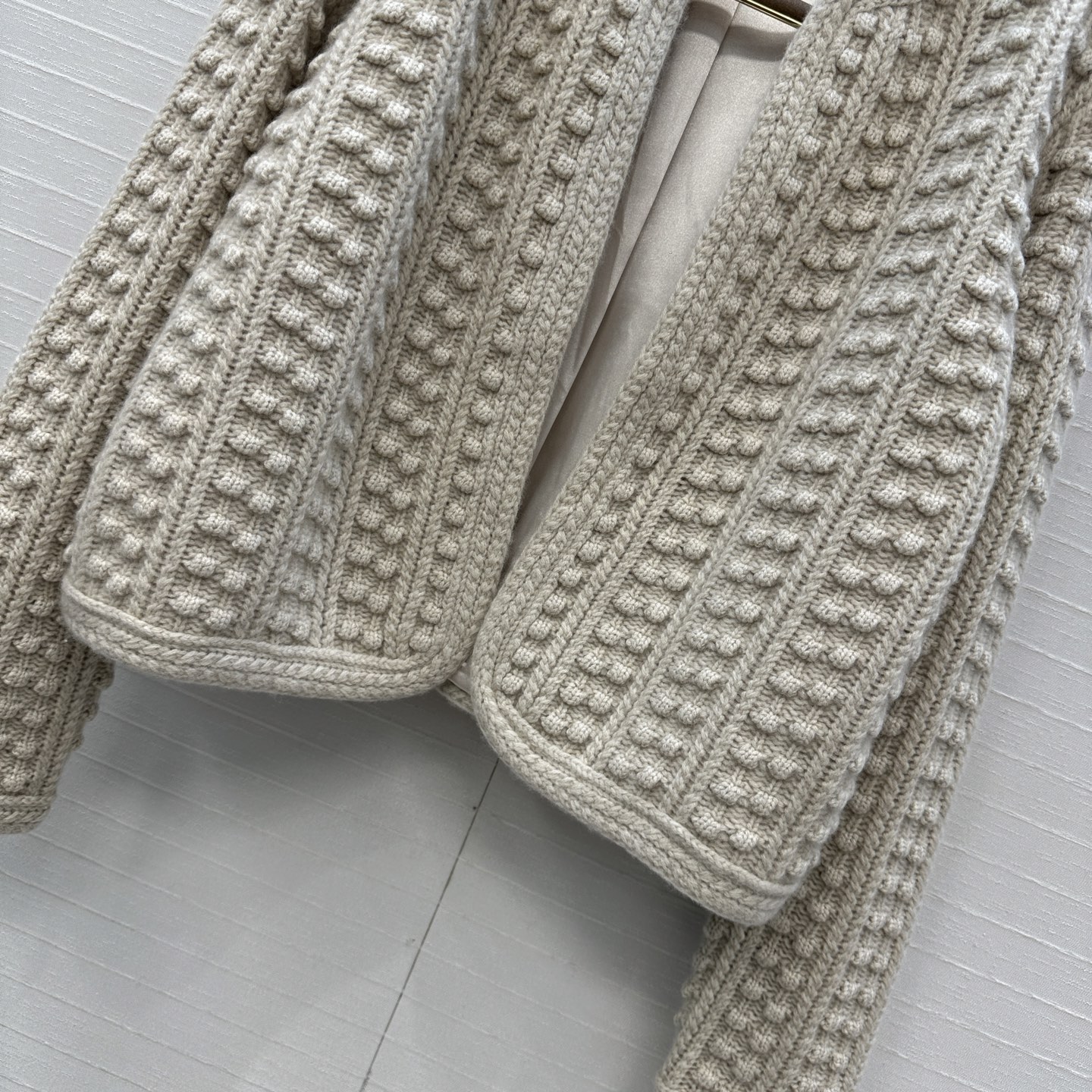 独家首发❤️高端原单品质，Loro Piana高智感 老钱风穿搭气质羊绒针织夹克外套！品质控必入！定制真