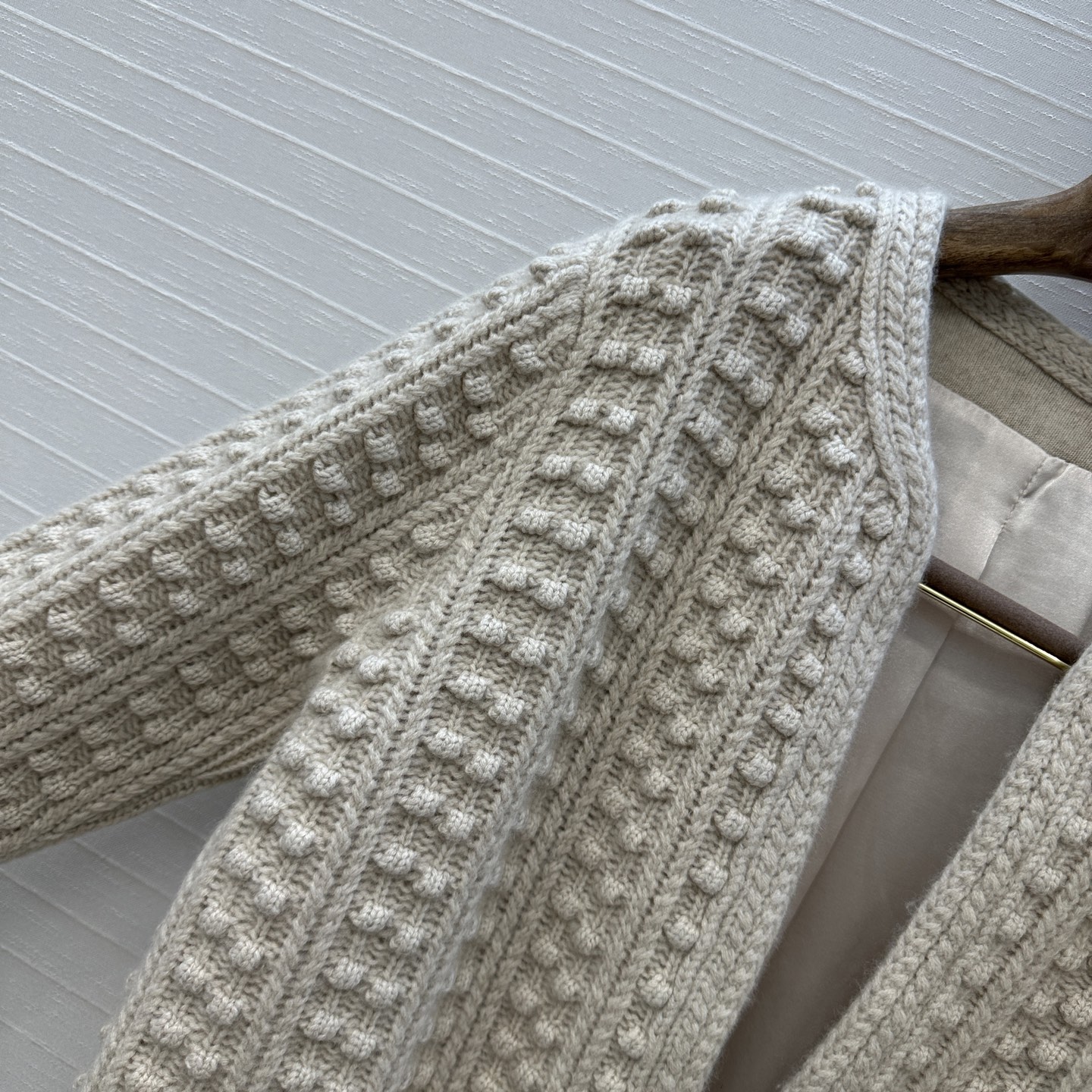 独家首发❤️高端原单品质，Loro Piana高智感 老钱风穿搭气质羊绒针织夹克外套！品质控必入！定制真