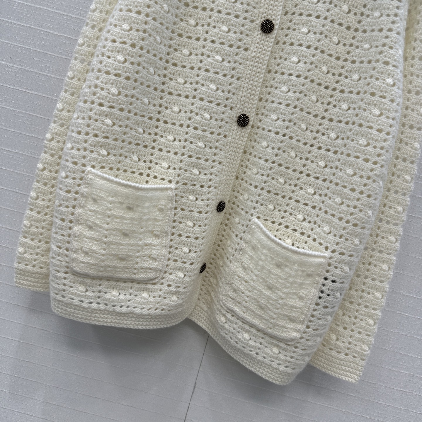 爆款推荐❤️羊绒版本！Loro Piana高智感穿搭❤️25s早秋新品羊绒钩织外套，国风立领慵懒自在的氛