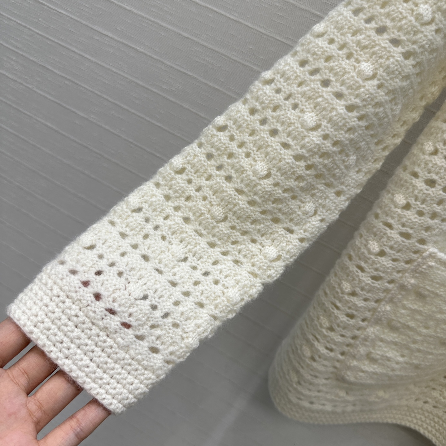 爆款推荐❤️羊绒版本！Loro Piana高智感穿搭❤️25s早秋新品羊绒钩织外套，国风立领慵懒自在的氛