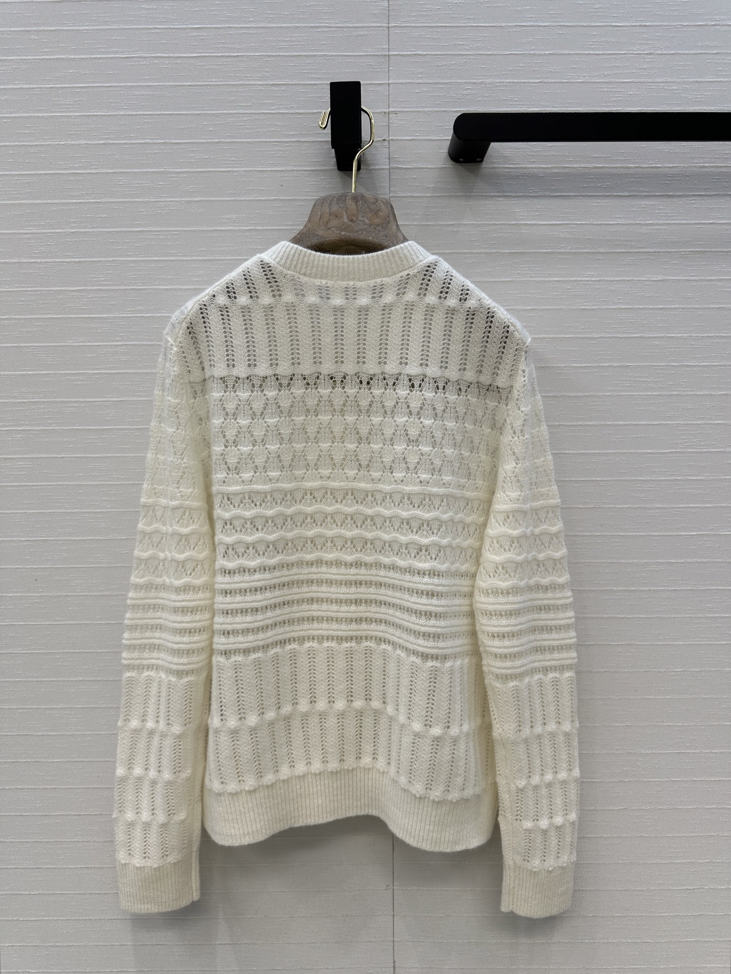 爆款推荐❤️高端品质，Loro Piana高智感穿搭❤️25s早秋新品白月光羊绒钩织外套，镂空立体勾织花