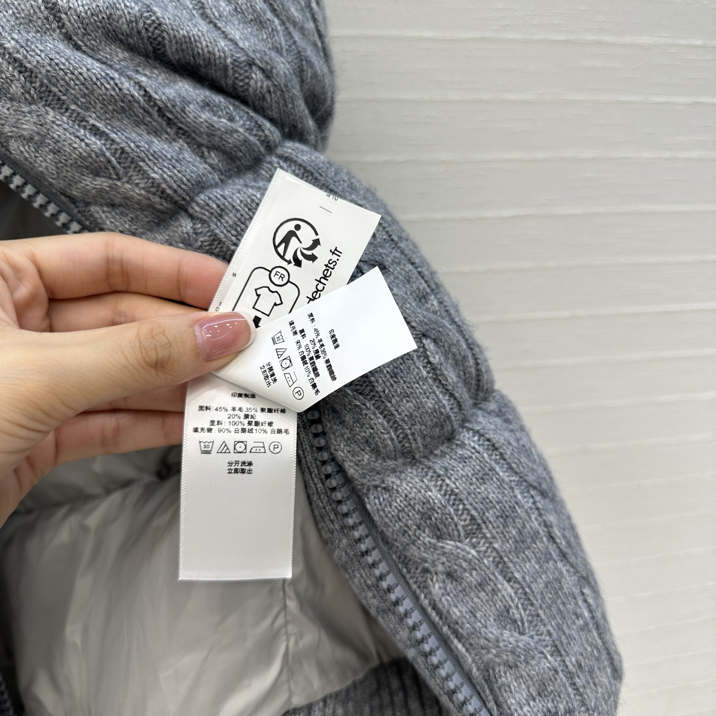 爆单推荐❤️RL拉夫*早秋新品羊毛绞花针织羽绒马甲，代购爆款！标志性徽标刺绣图案，经典立领拉链H版型百搭