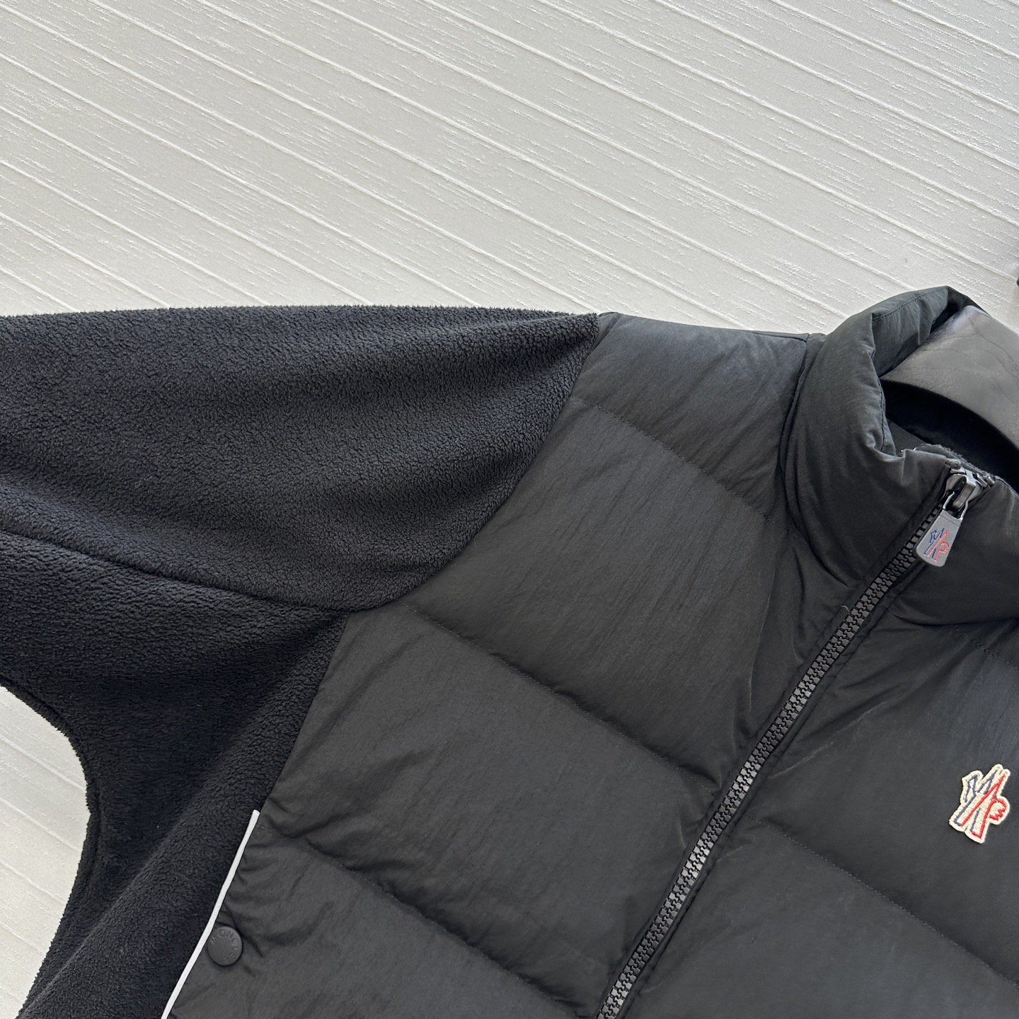 爆单推荐❤️高端原单，Mon*Polartec®雪标户外抓绒拼接羽绒服！国标进口90%白鸭绒搭配功能性面