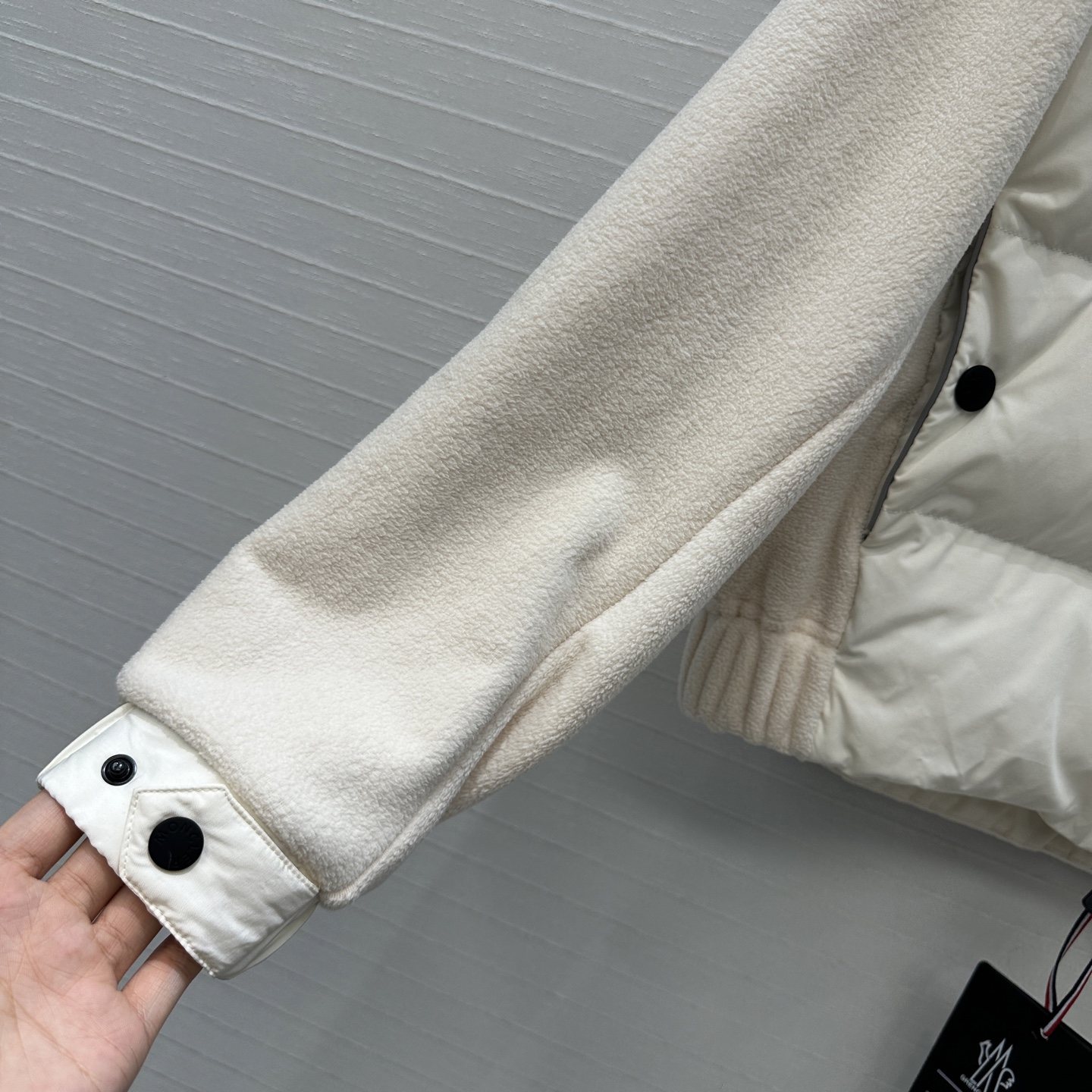 爆单推荐❤️高端原单，Mon*Polartec®雪标户外抓绒拼接羽绒服！国标进口90%白鸭绒搭配功能性面