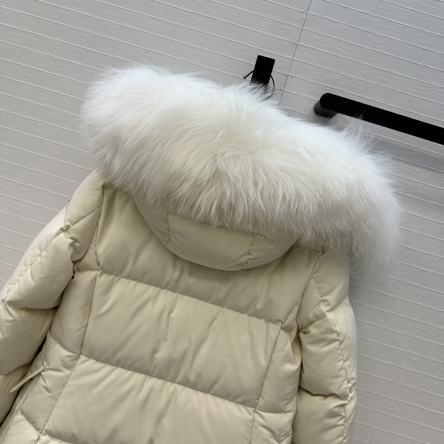 高端原单品质❤️Mo秋冬必入！Blain长款连帽羽绒服！可拆卸的超大羊毛🦙毛领设计奶呼呼～减龄又帅气，内
