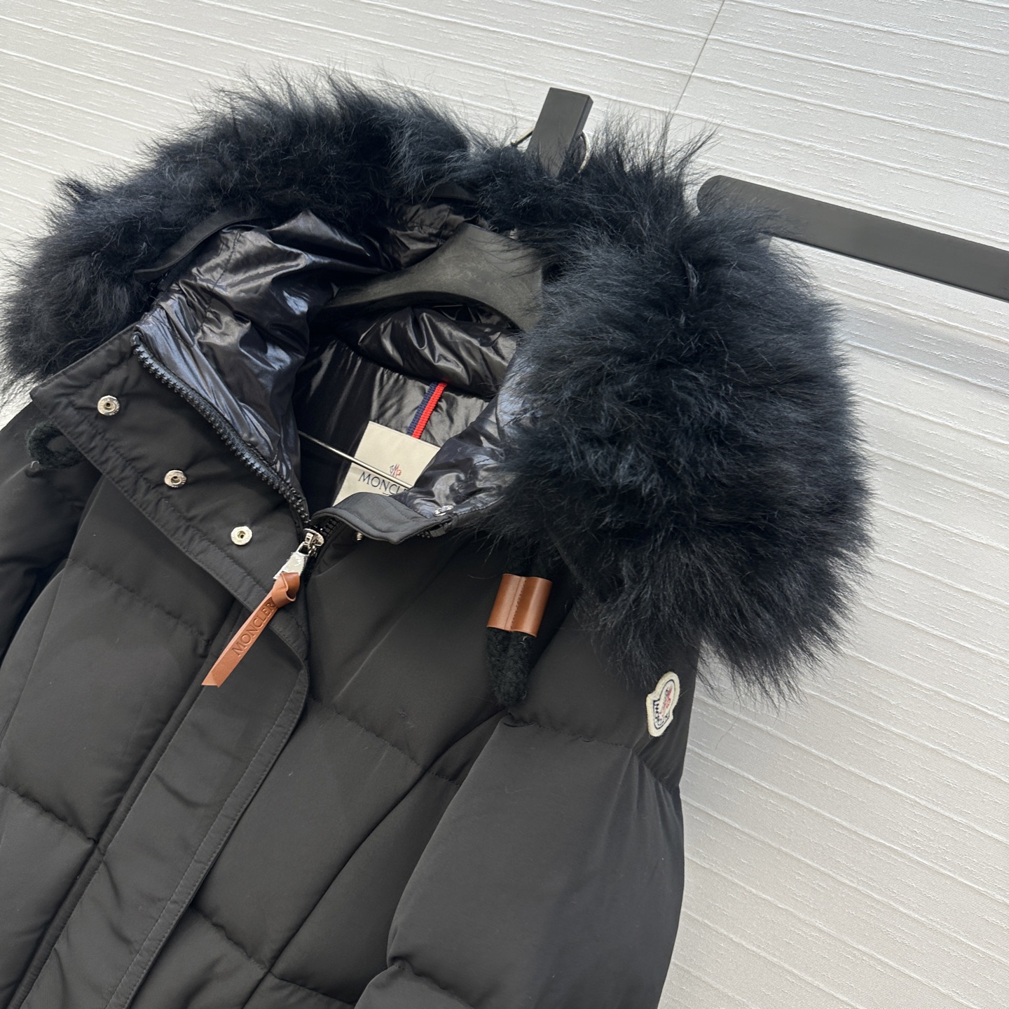 高端原单品质❤️Mo秋冬必入！Blain长款连帽羽绒服！可拆卸的超大羊毛🦙毛领设计奶呼呼～减龄又帅气，内